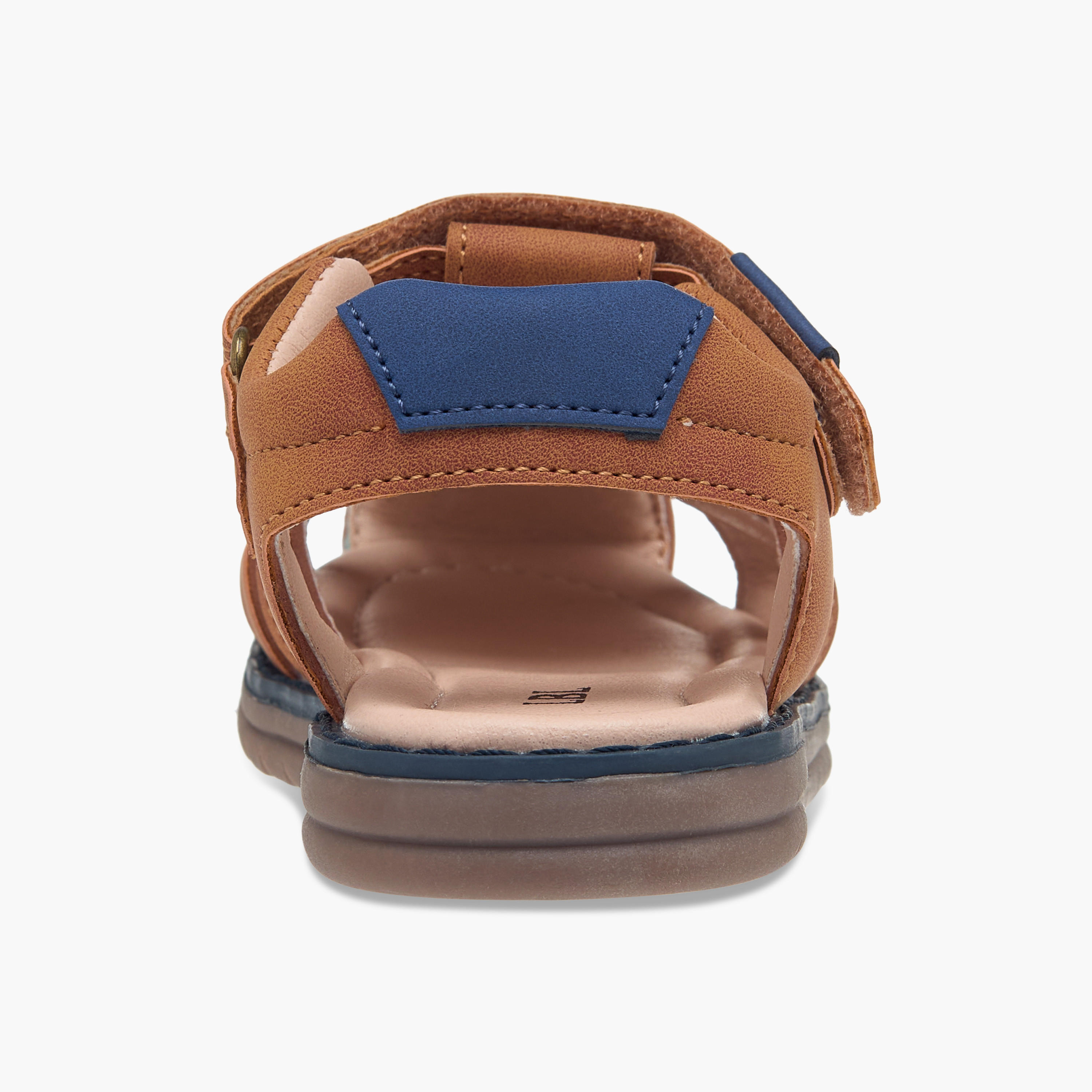 LBL by Shoexpress Strappy Sandals with Hook and Loop Closure-boys-shoes-sandals-image-4