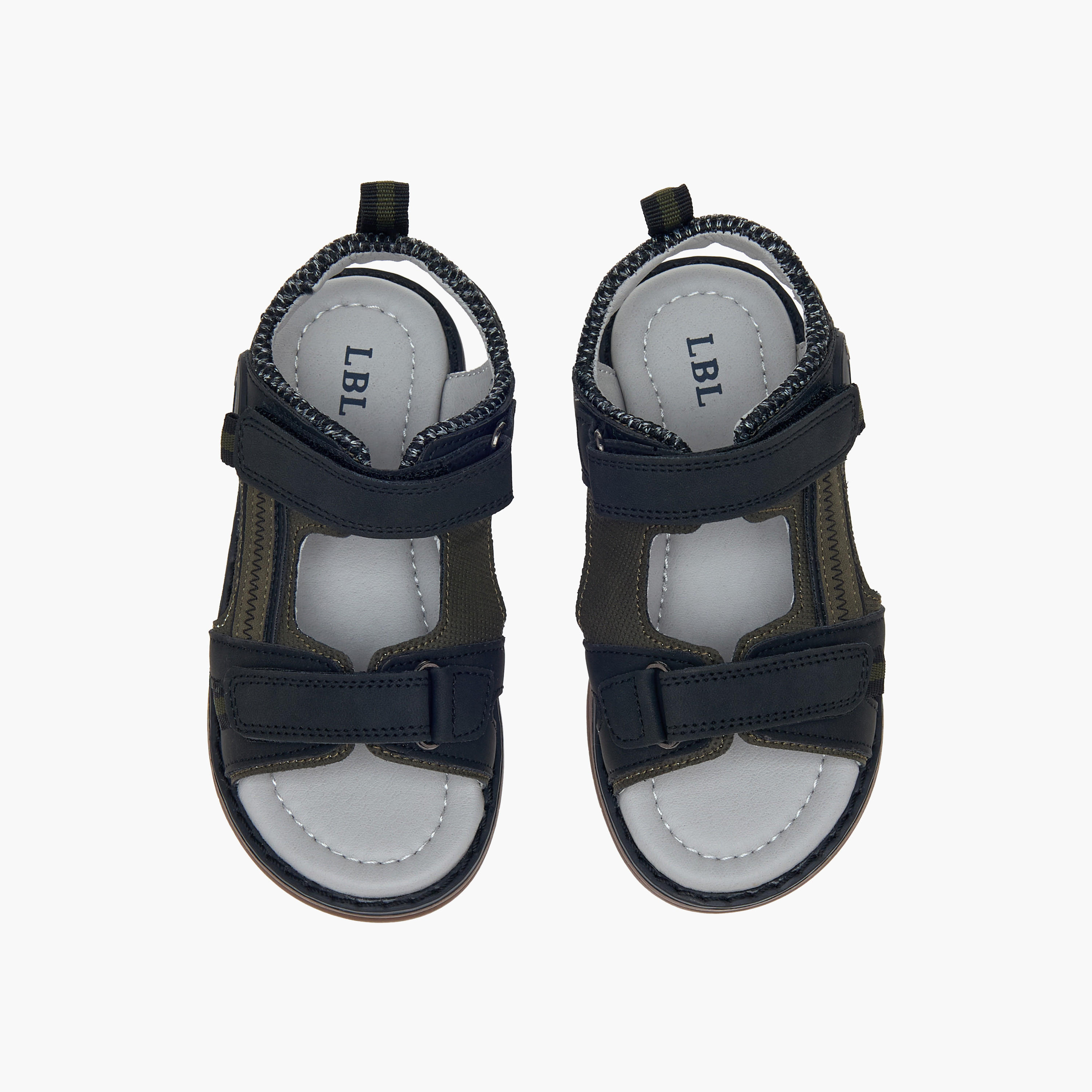 صندل بقوالب ملونة وشريط إغلاق من أل بي أل من شو إكسبريس-boys-shoes-sandals-image-1