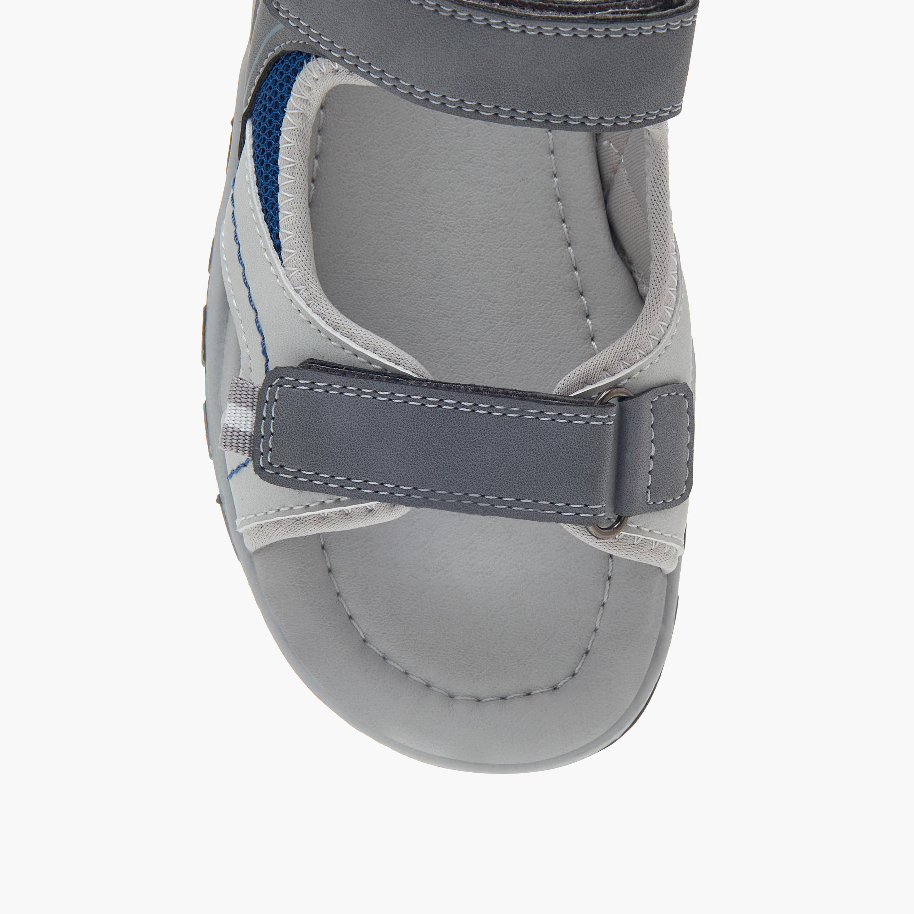 LBL by Shoexpress Colourblock Sandals with Hook and Loop Closure-boys-shoes-sandals-image-3