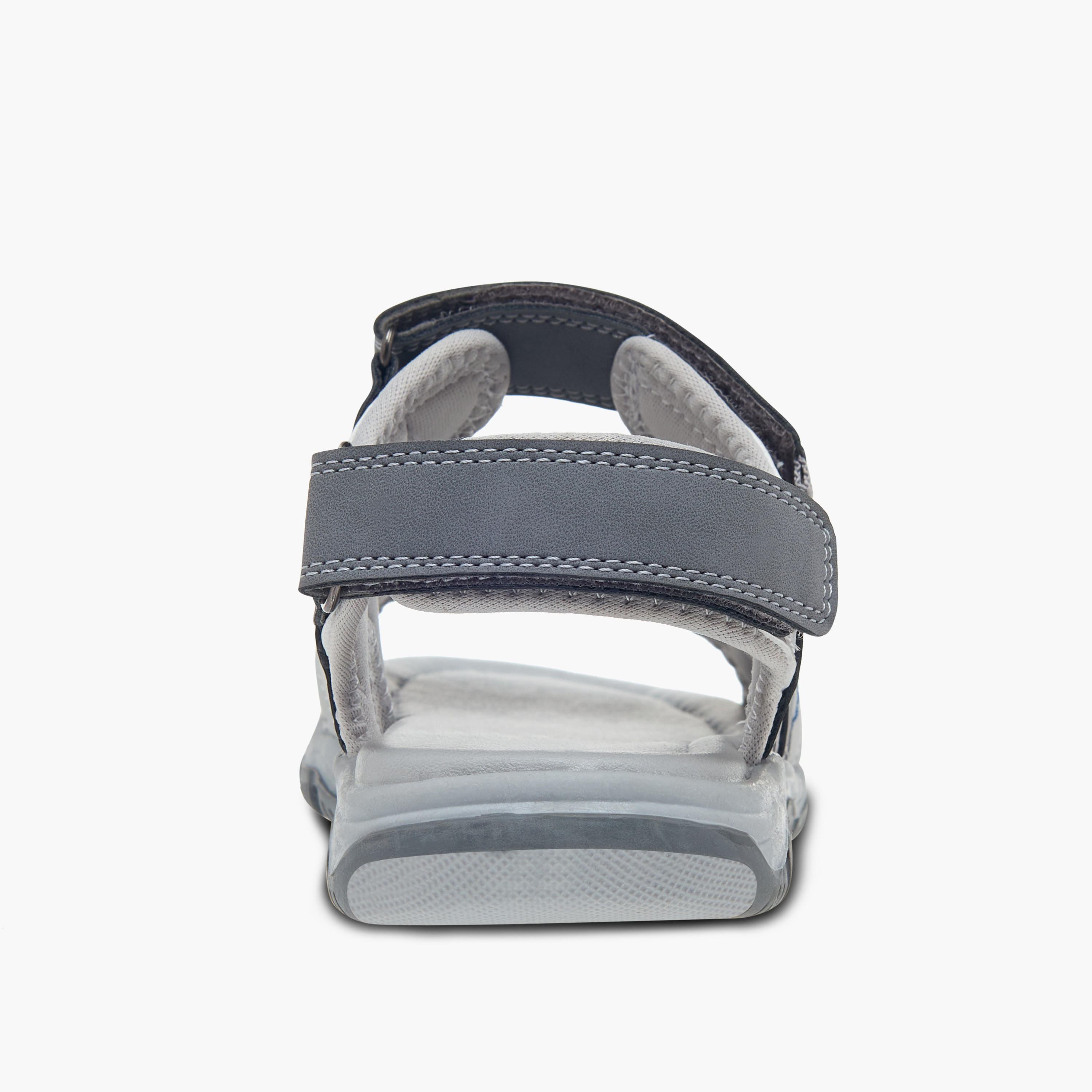 LBL by Shoexpress Colourblock Sandals with Hook and Loop Closure-boys-shoes-sandals-image-4