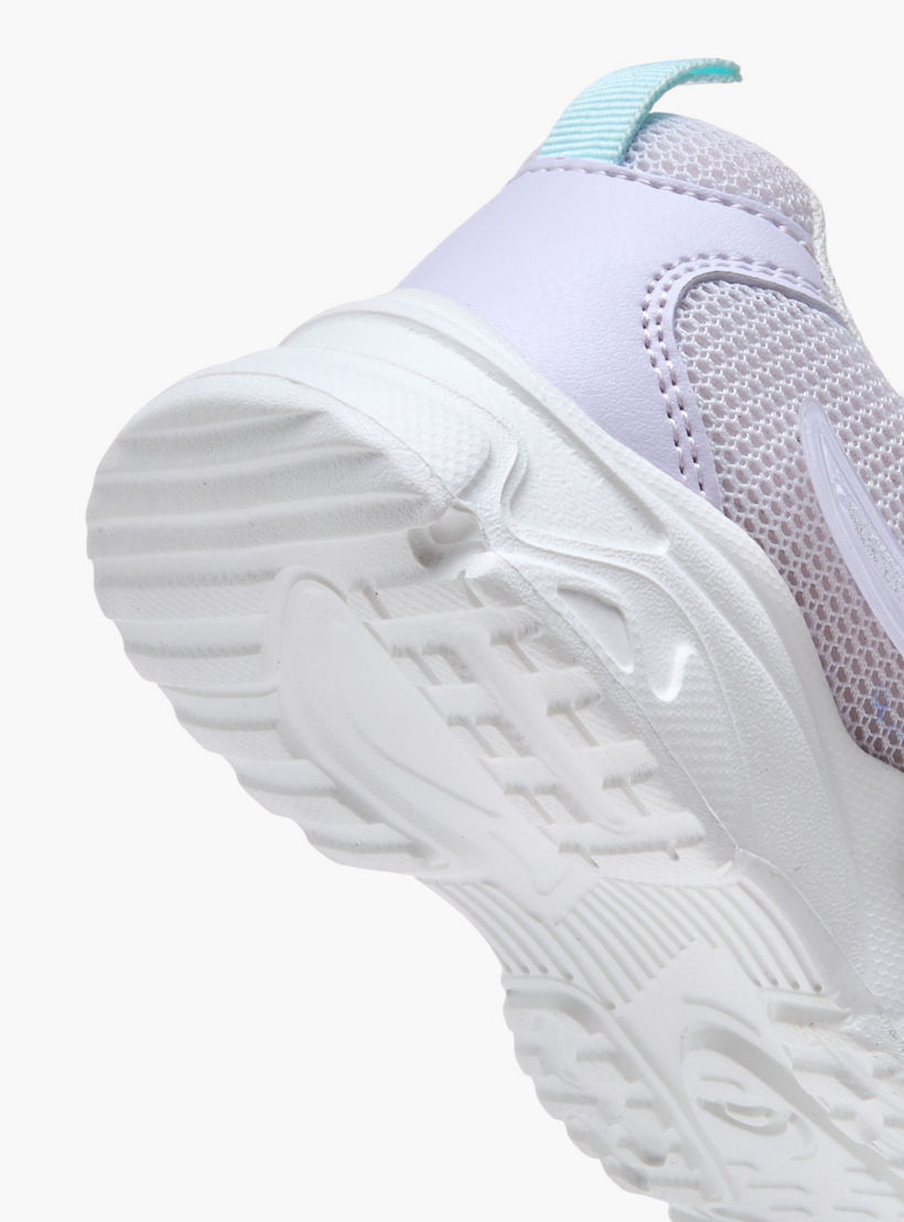 Flora Bella Panelled Sneakers with Hook and Loop Closure-girls-shoes-sneakers-image-5