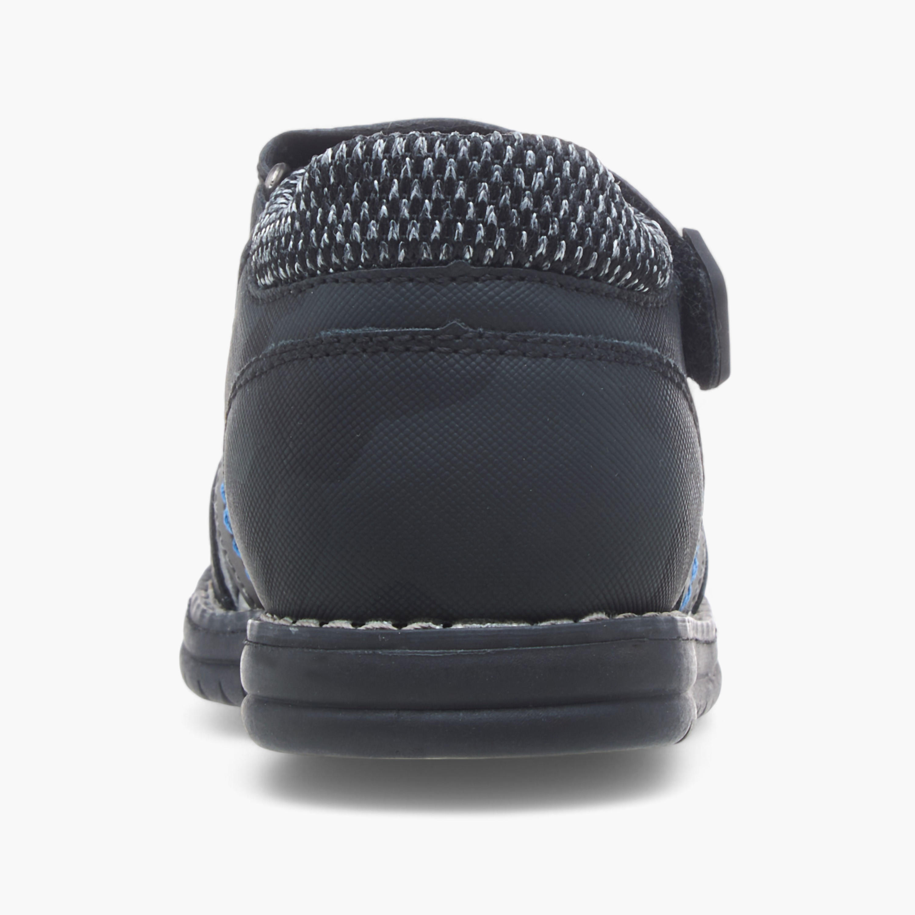 LBL by Shoexpress Strap Sandals with Hook and Loop Closure-boys-shoes-sandals-image-4