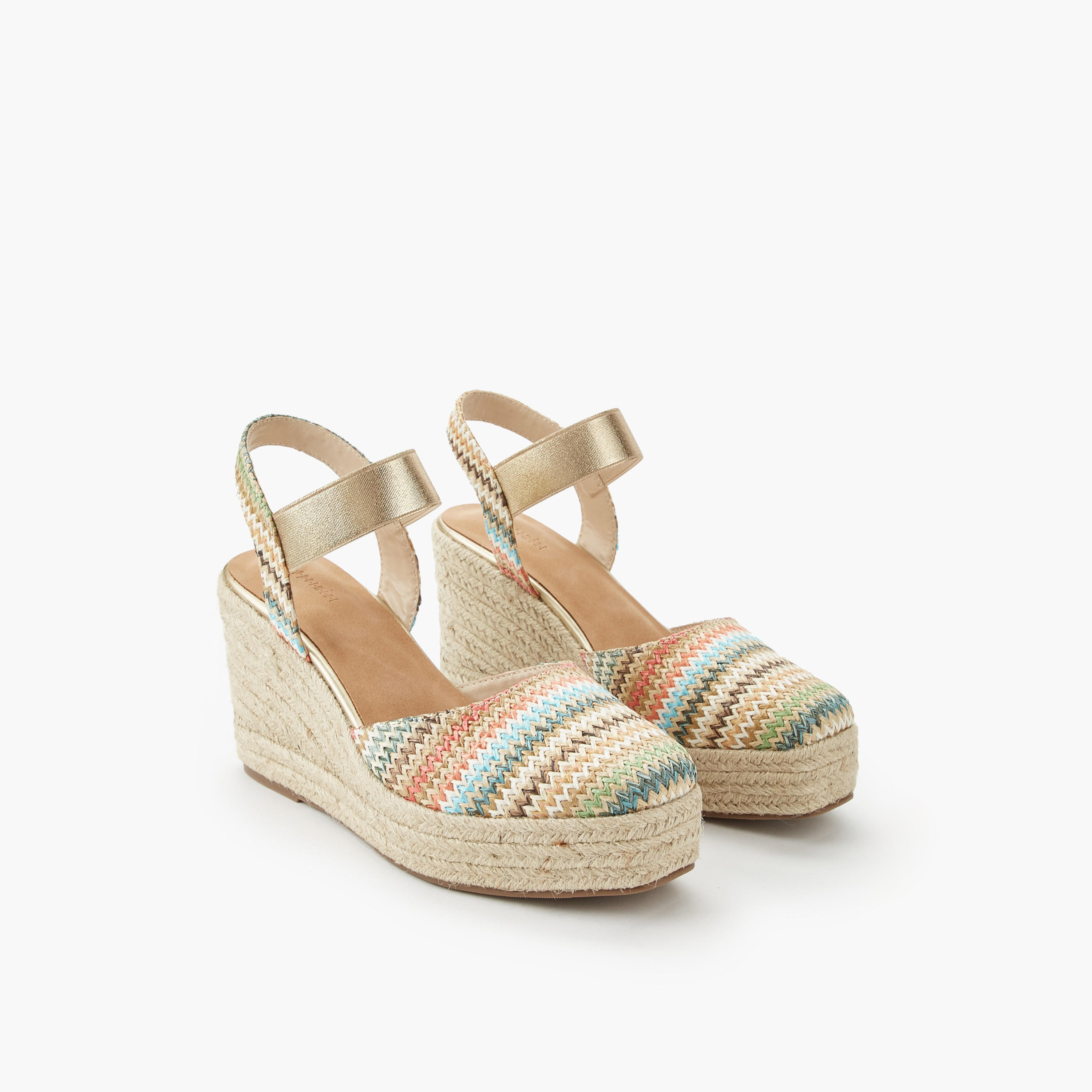 Peppermint Women Wedge Heel Espadrille Sandals-women-shoes-flats-espadrilles-image-1