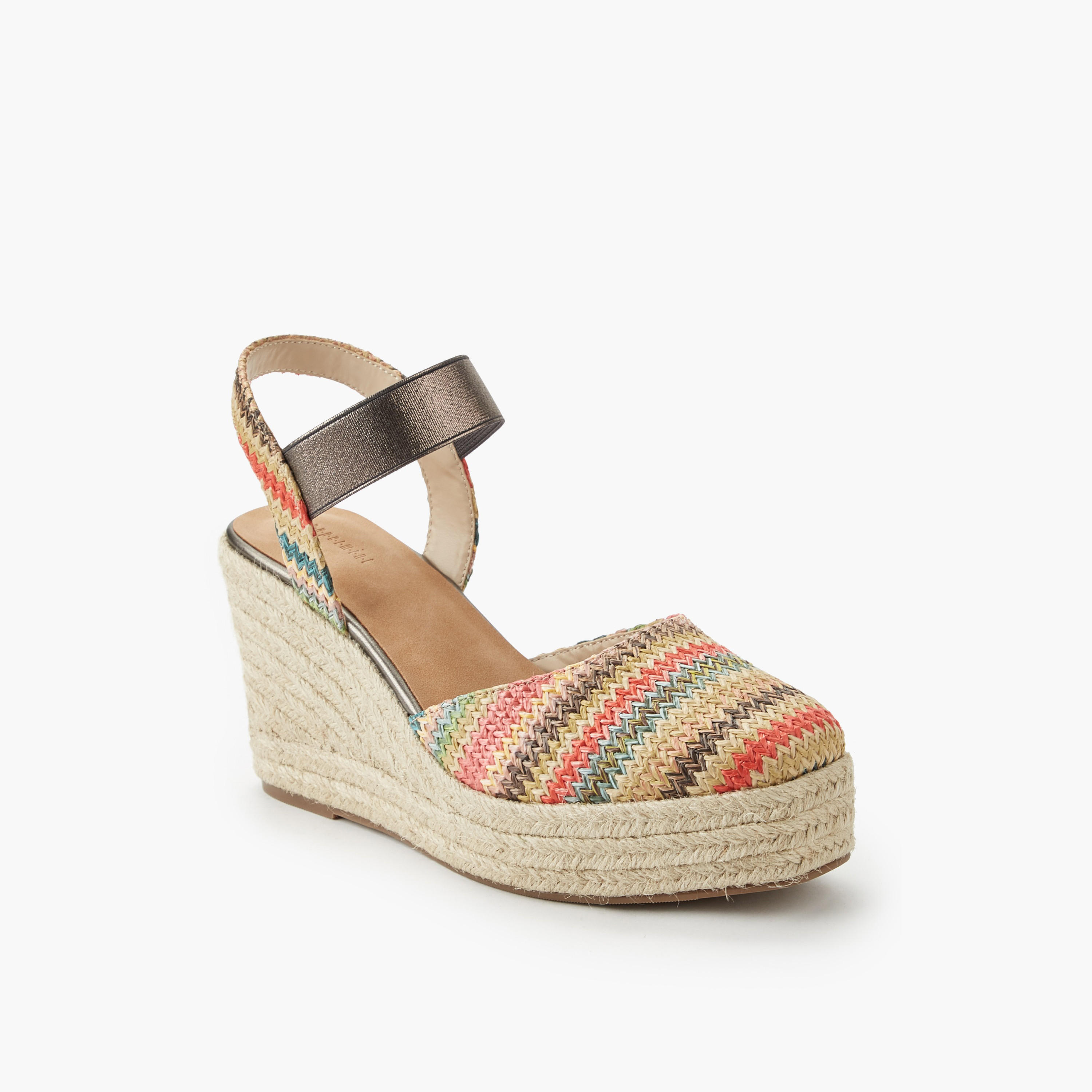 Peppermint Women Wedge Heel Espadrille Sandals-women-shoes-flats-espadrilles-image-2