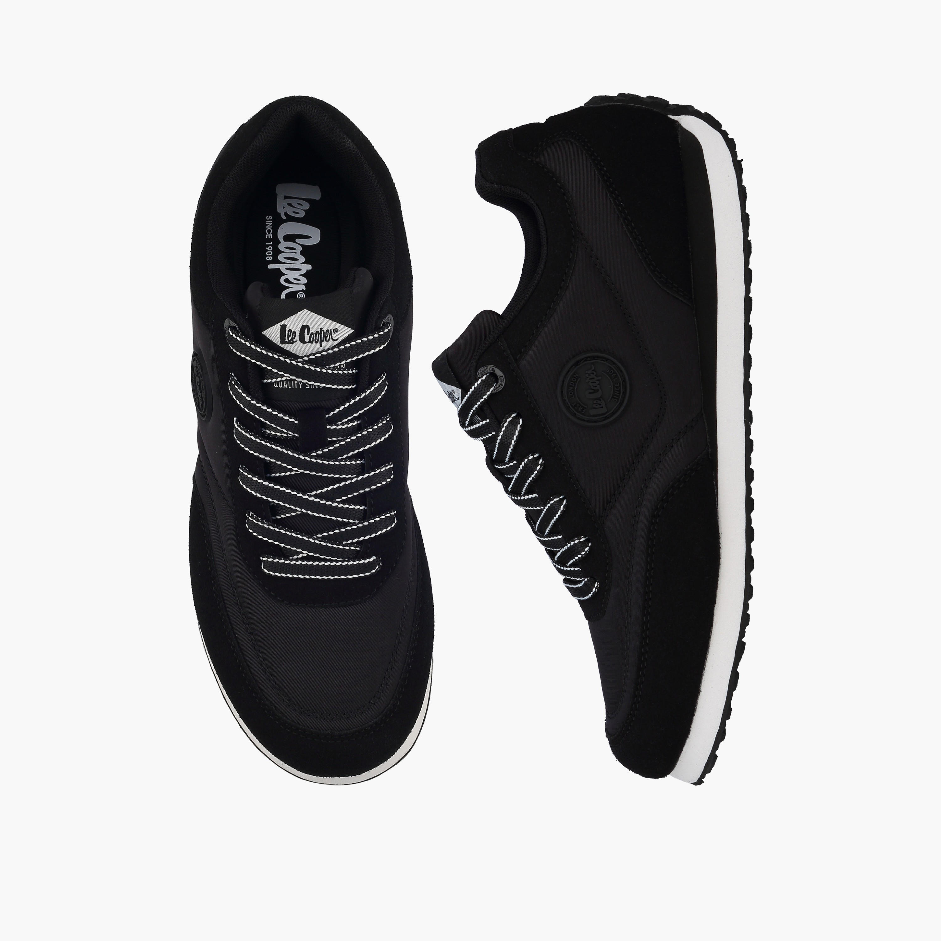 حذاء سنيكرز برقبة كاحل برباط للنساء من لي كوبر-women-shoes-sneakers-image-1