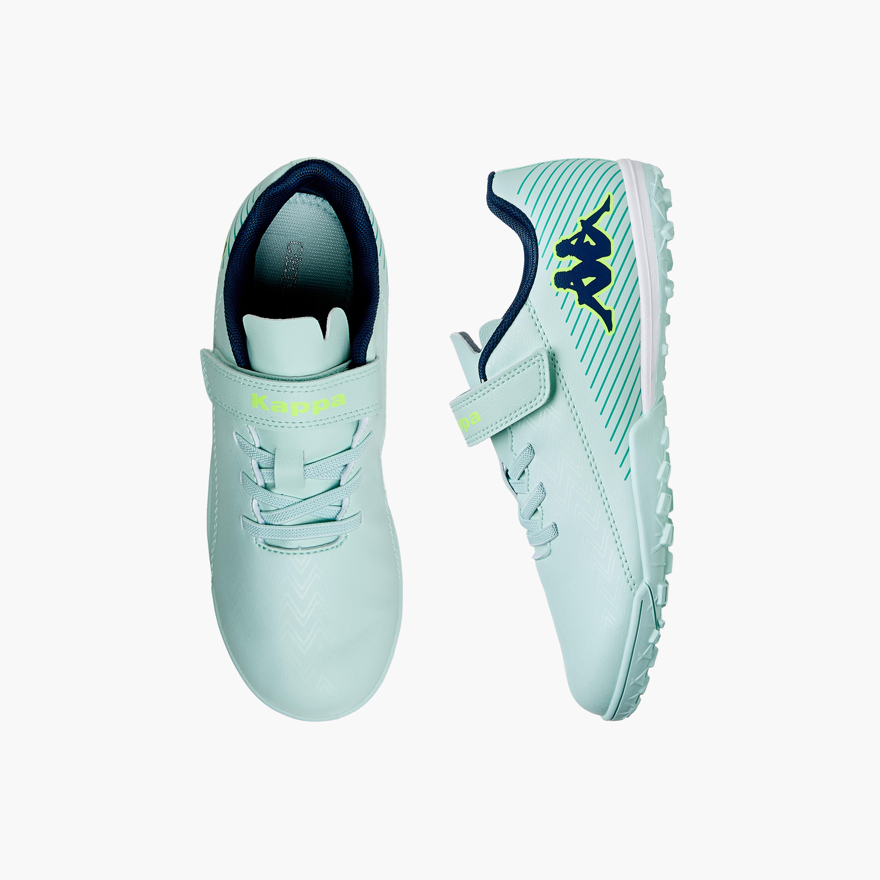 Kappa Girls Hook & Loop Football Turf Shoes-girls-shoes-sports-image-1