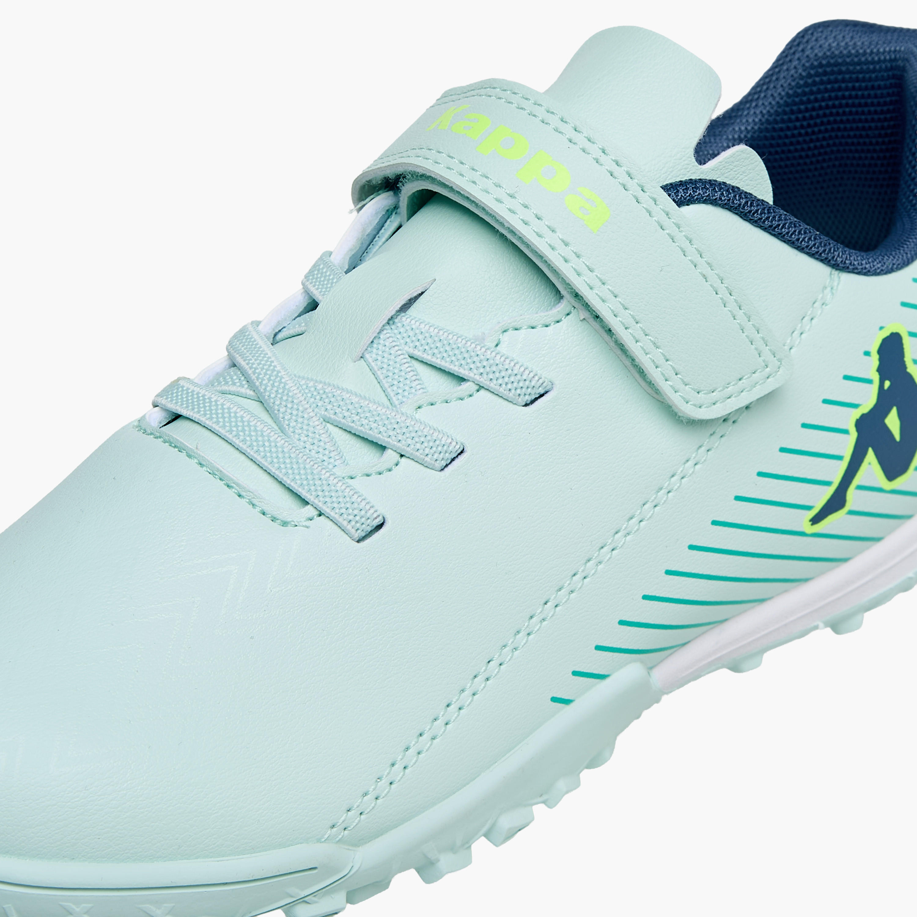 Kappa Girls Hook & Loop Football Turf Shoes-girls-shoes-sports-image-4