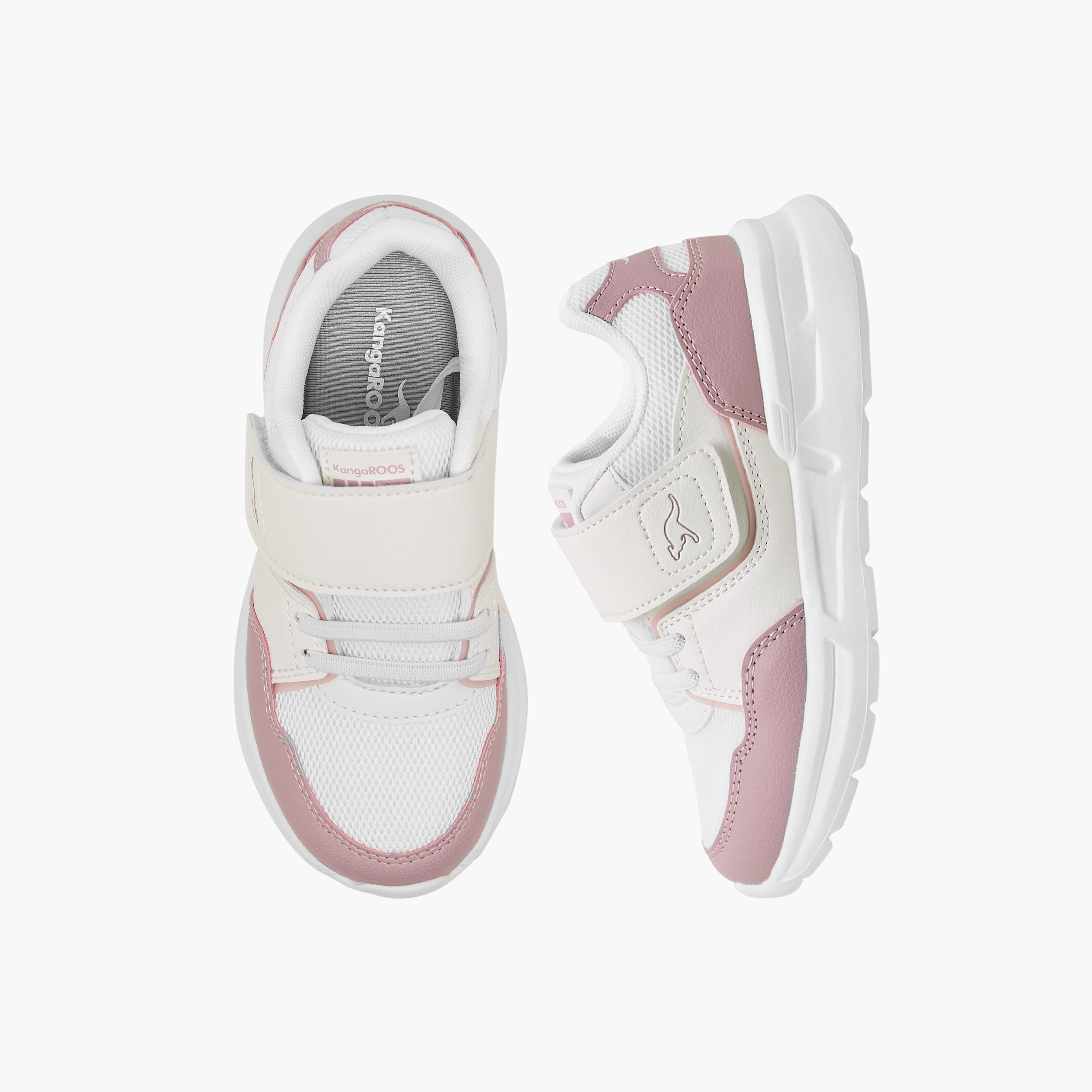 KangaROOS Girls Hook & Loop Sports Shoes-girls-shoes-sports-image-1