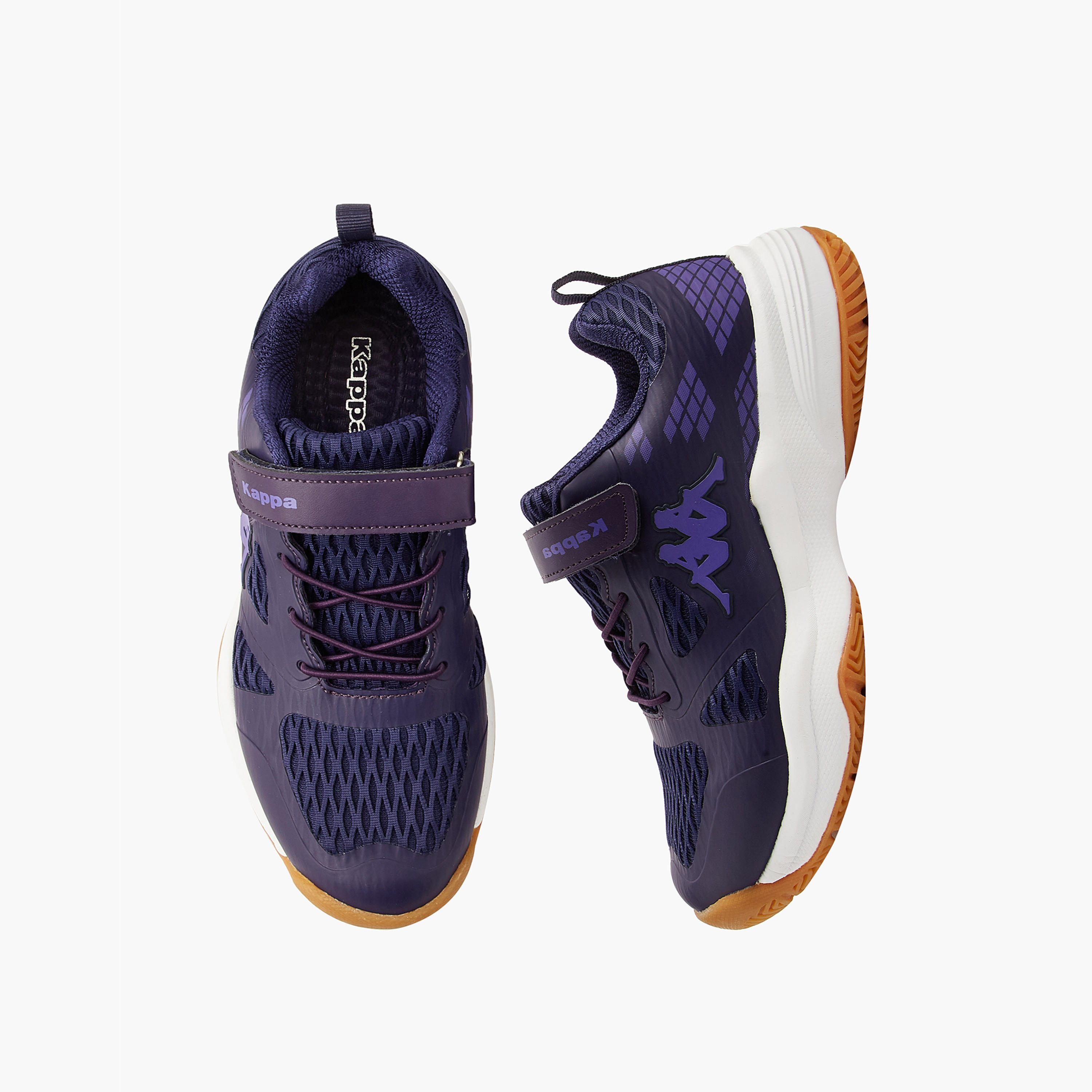 Kappa Girls Lace-Up Badminton Shoes-girls-shoes-sports-image-1