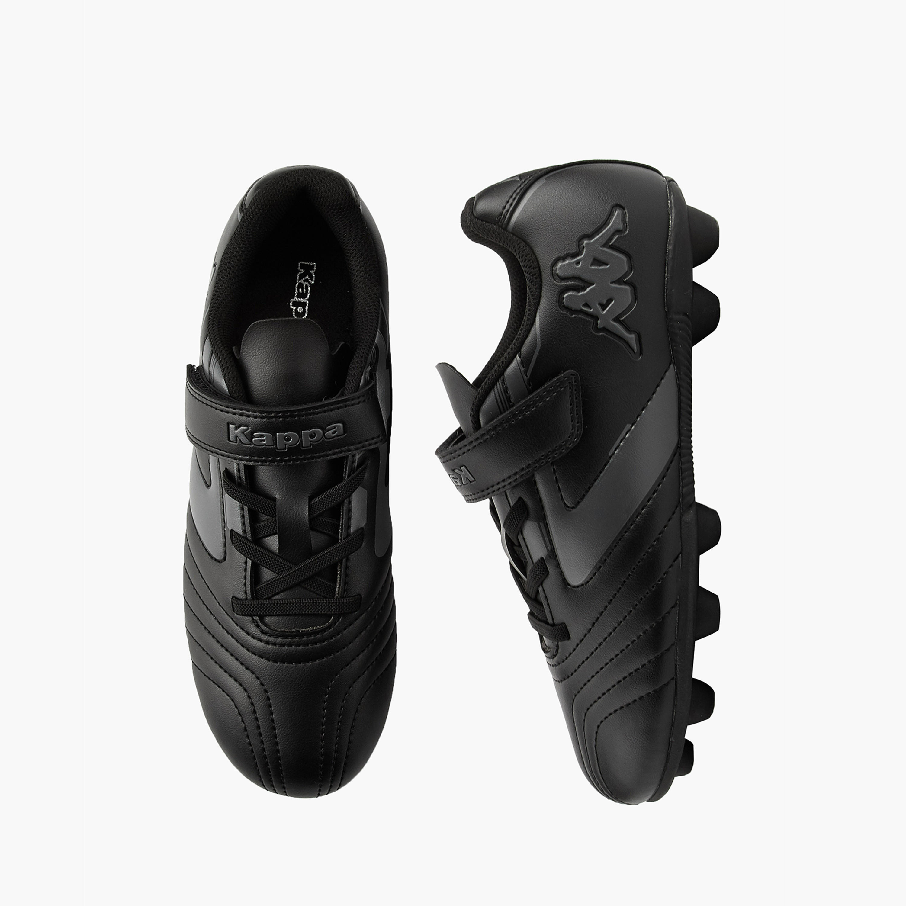 Kappa Kids Hook and Loop Football Firm Ground Shoes-girls-shoes-sports-image-1