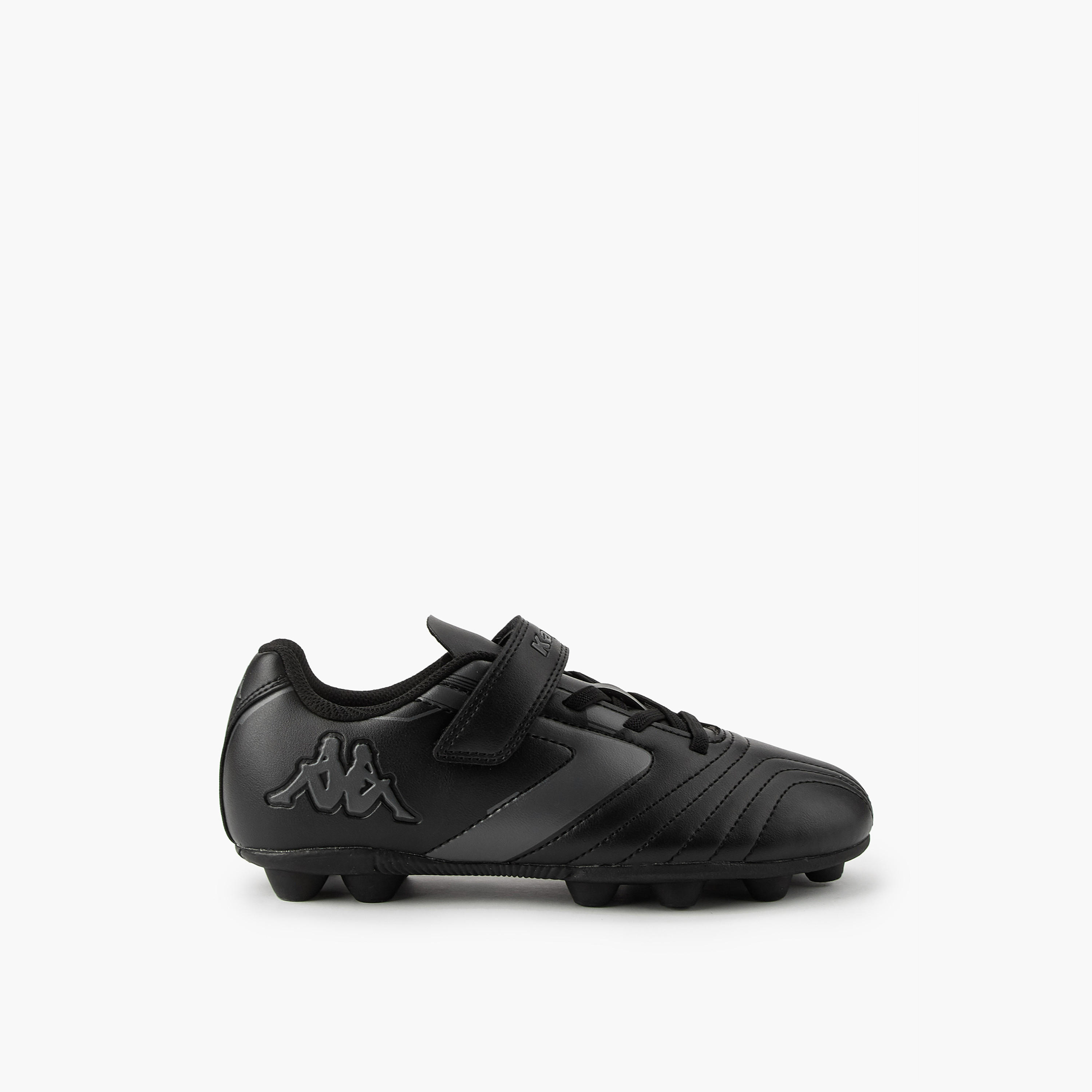 Kappa Kids Hook and Loop Football Firm Ground Shoes-girls-shoes-sports-image-2