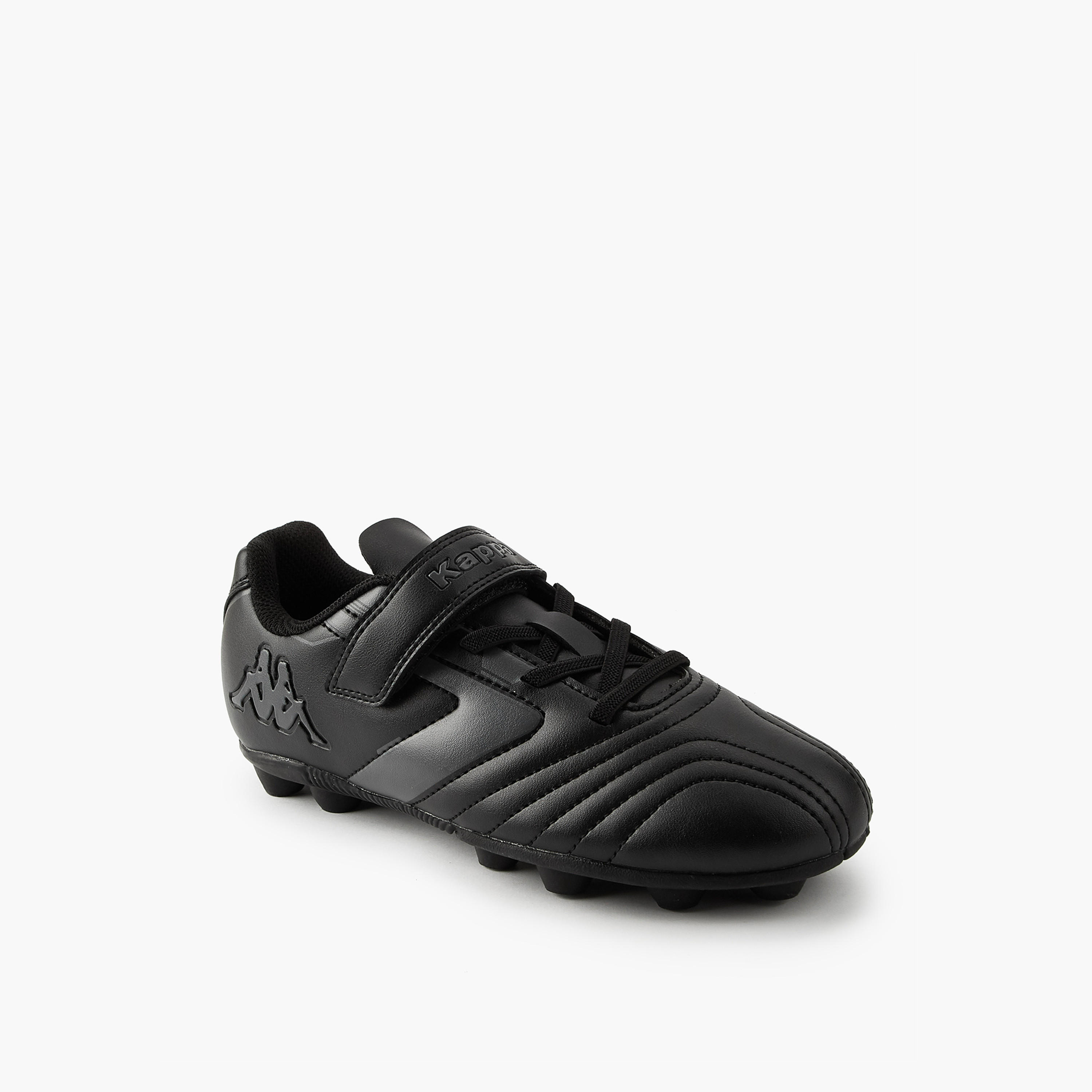 Kappa Kids Hook and Loop Football Firm Ground Shoes-girls-shoes-sports-image-3