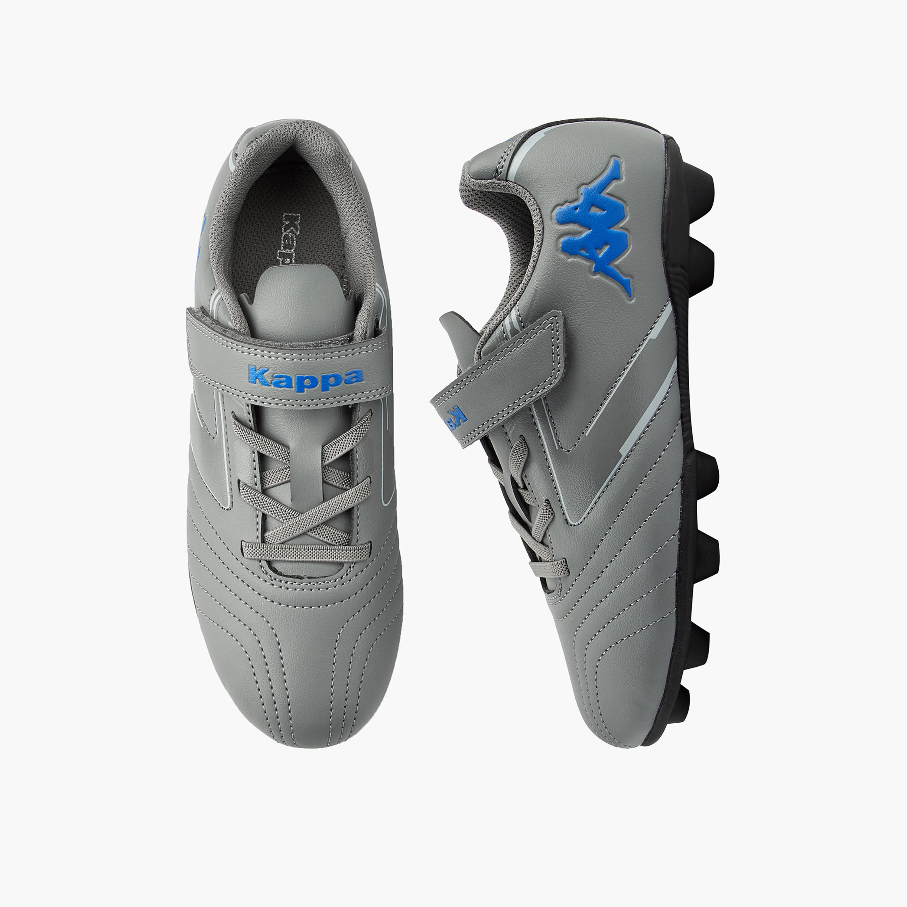 Kappa Kids Hook and Loop Football Firm Ground Shoes-girls-shoes-sports-image-1