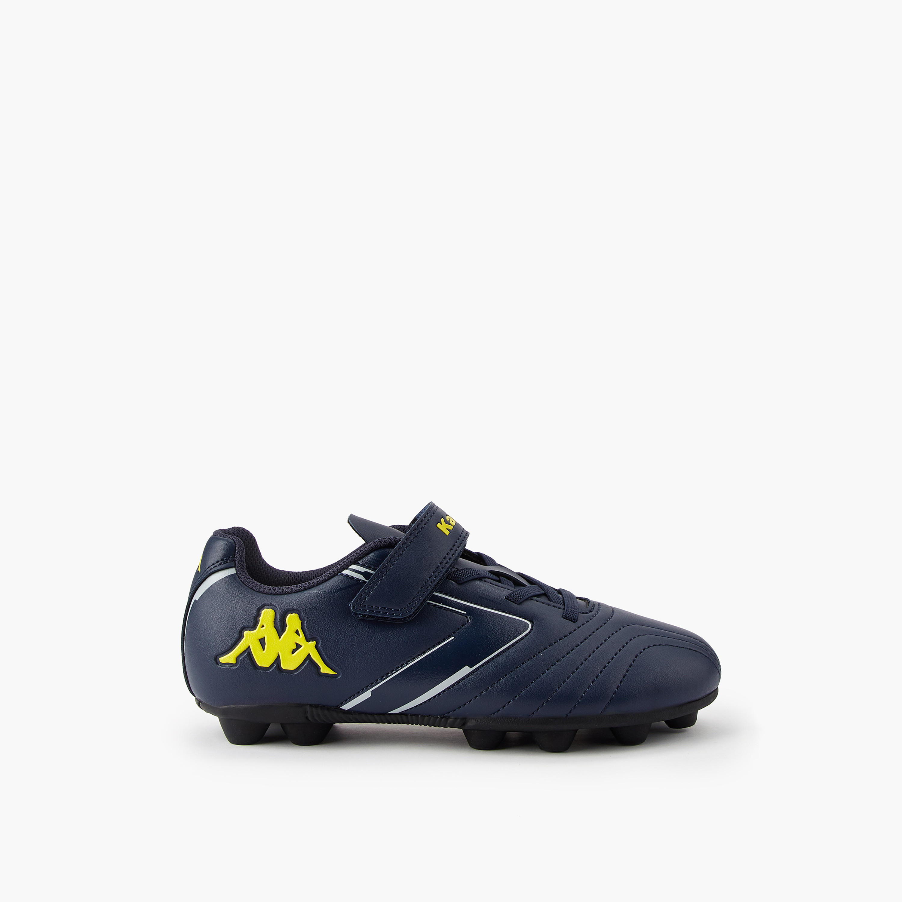 Kappa Kids Hook and Loop Football Firm Ground Shoes-girls-shoes-sports-image-2