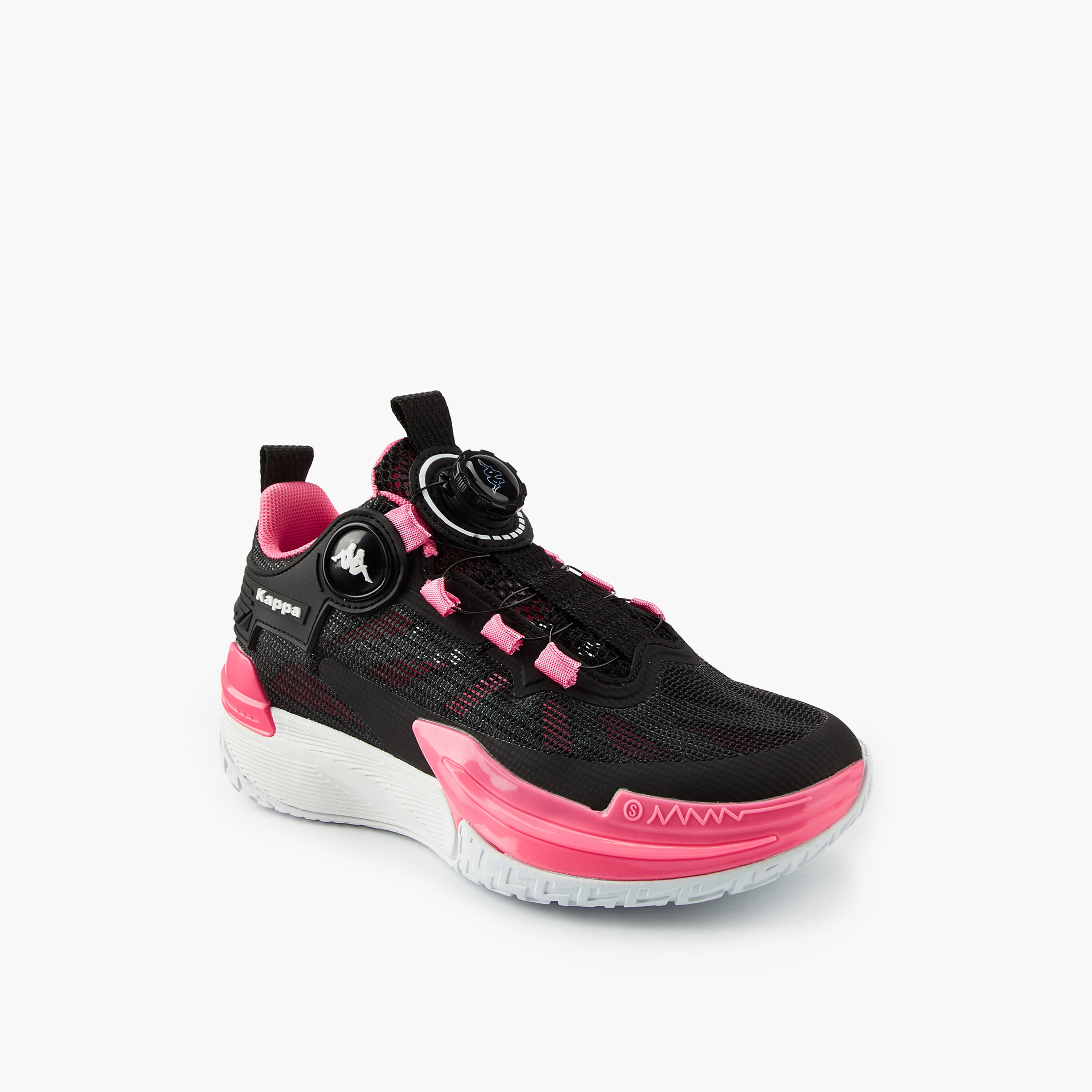Kappa Girls Hook & Loop Basketball Shoes-girls-shoes-sports-image-3