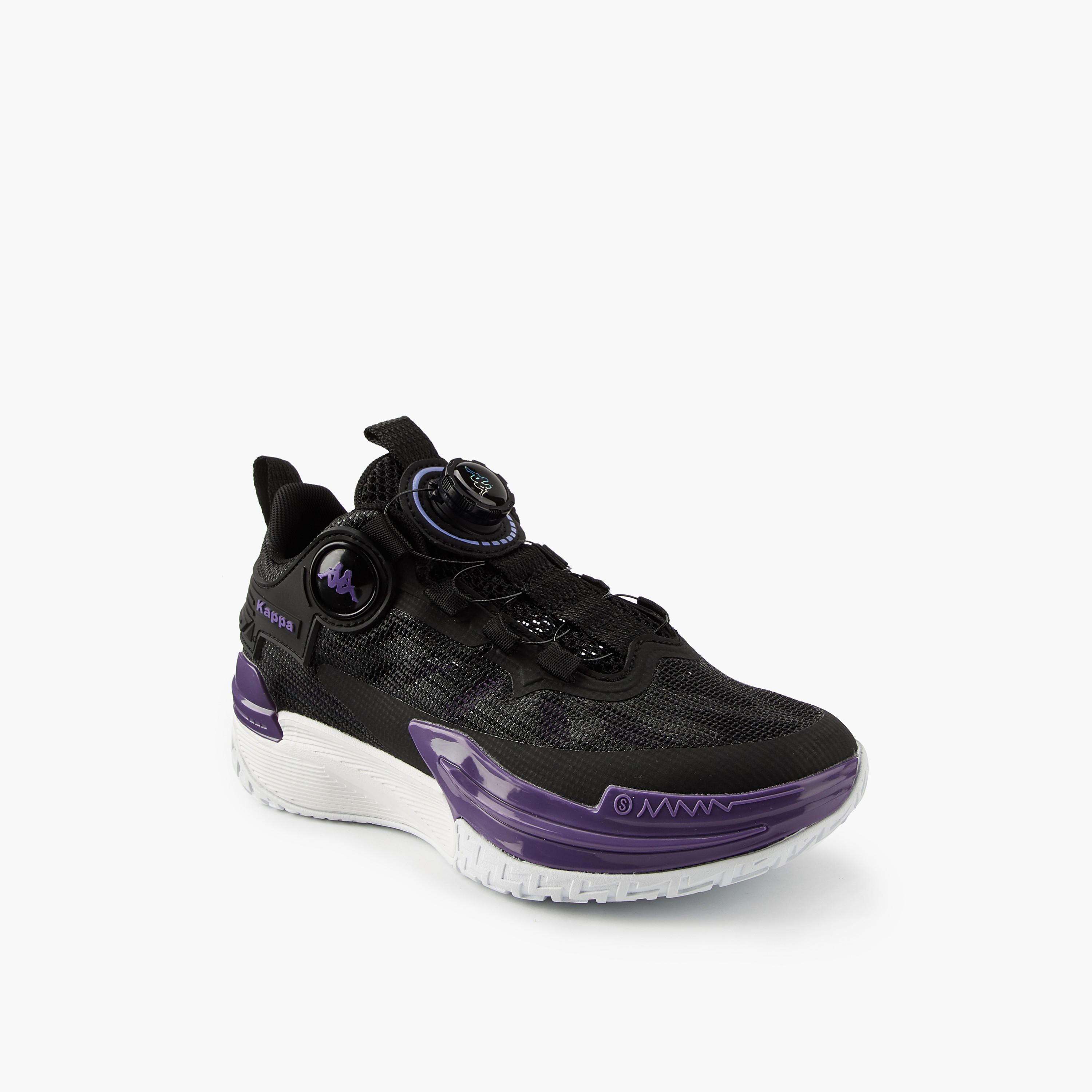 Kappa Girls Hook & Loop Basketball Shoes-girls-shoes-sports-image-2