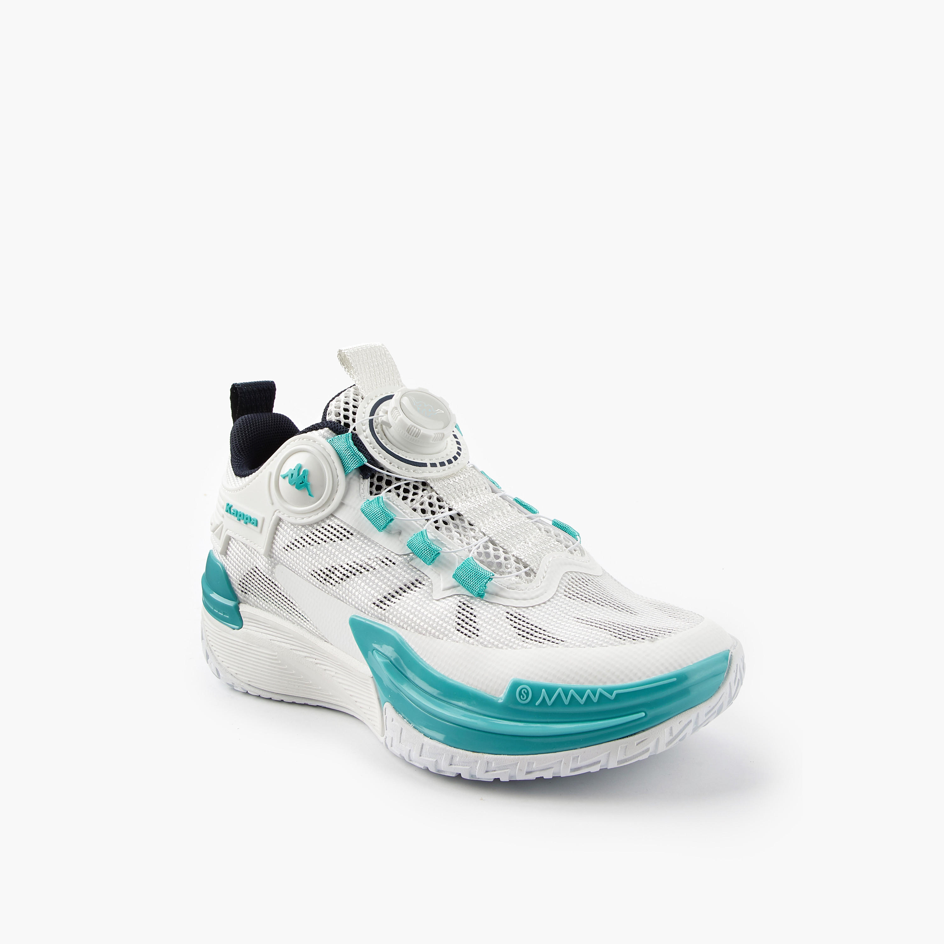 Kappa Girls Hook & Loop Basketball Shoes-girls-shoes-sports-image-2