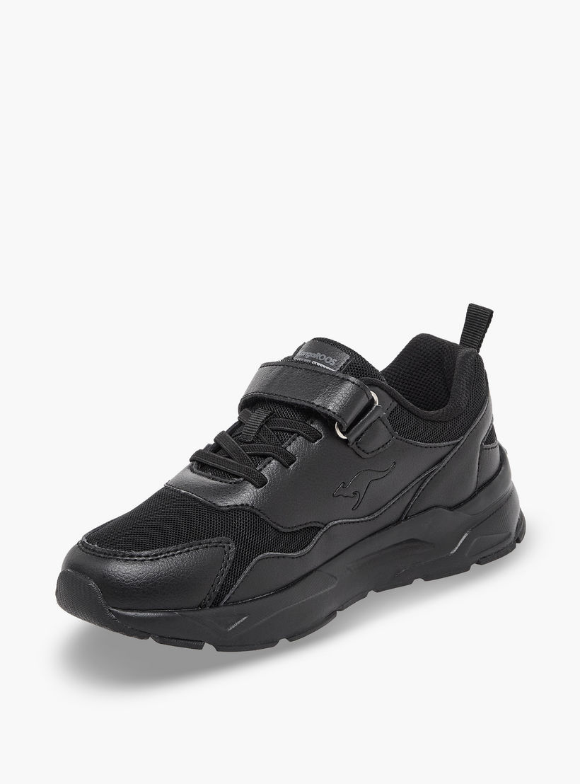 حذاء مدرسي للأطفال بشريط إغلاق لاصق من كانغاروز-sports-boys-shoes-image-4
