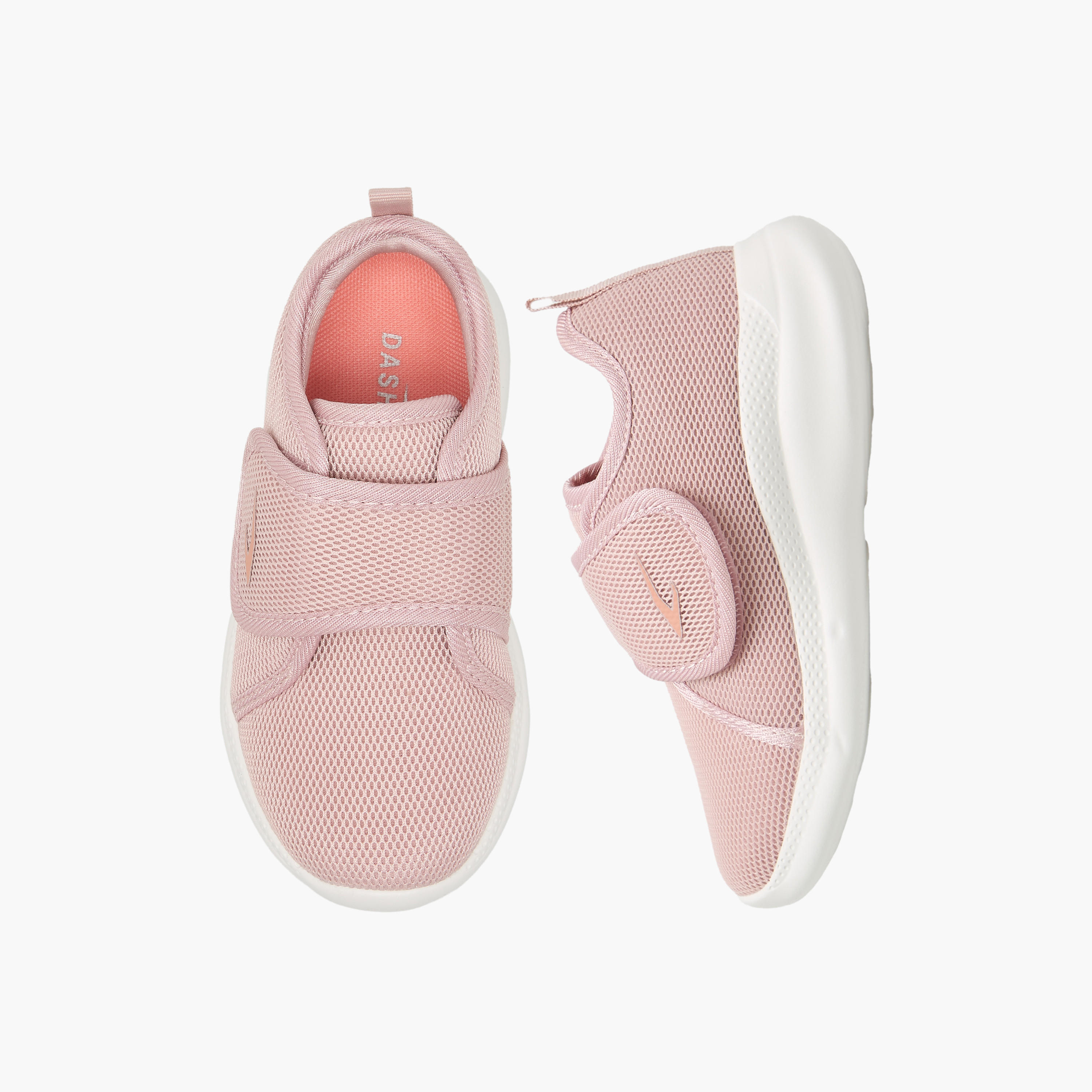 Dash Girls Hook & Loop Sports Shoes-girls-shoes-sports-image-1