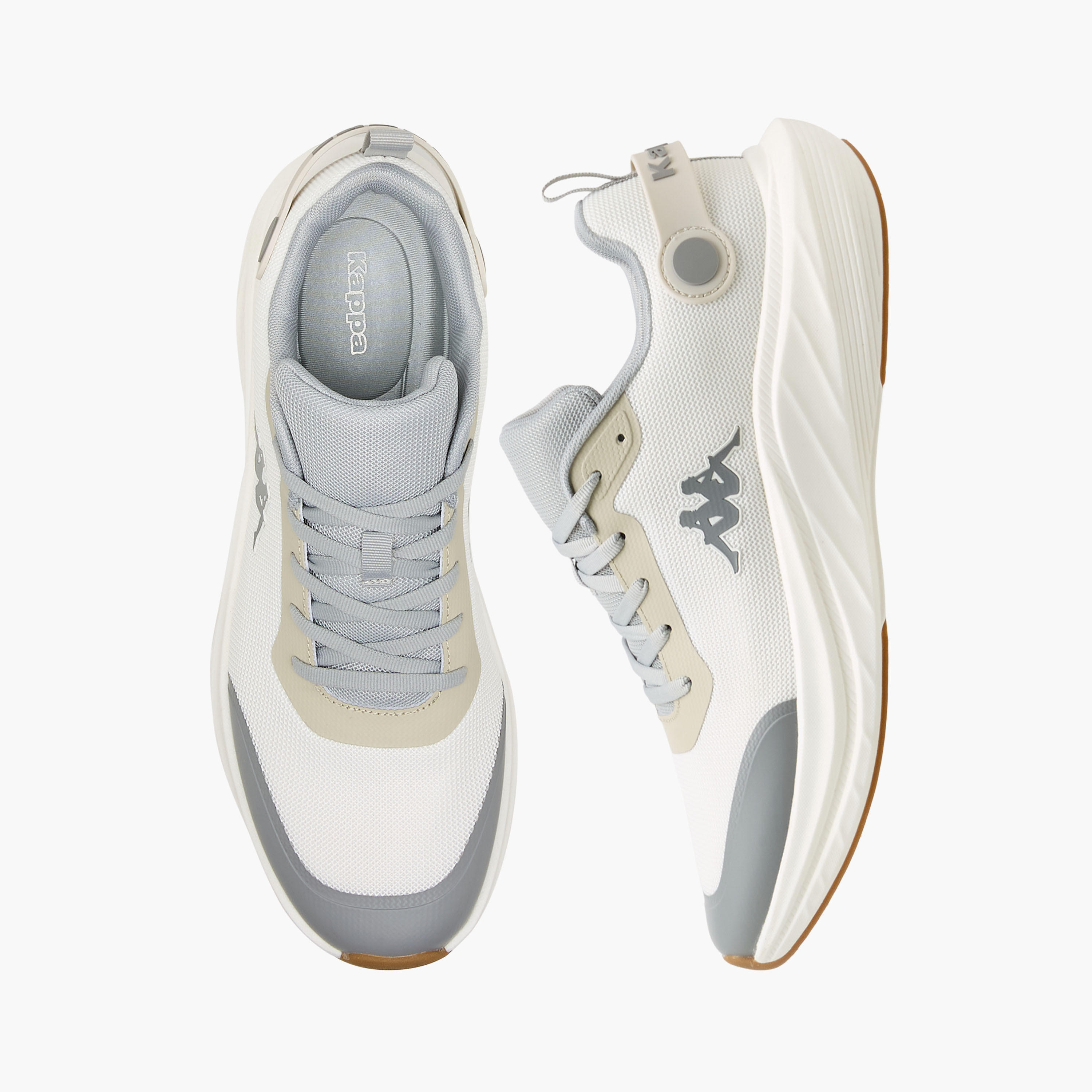 Kappa Men Logo Detail Lace-Up Sports Shoes-men-shoes-sports-image-1