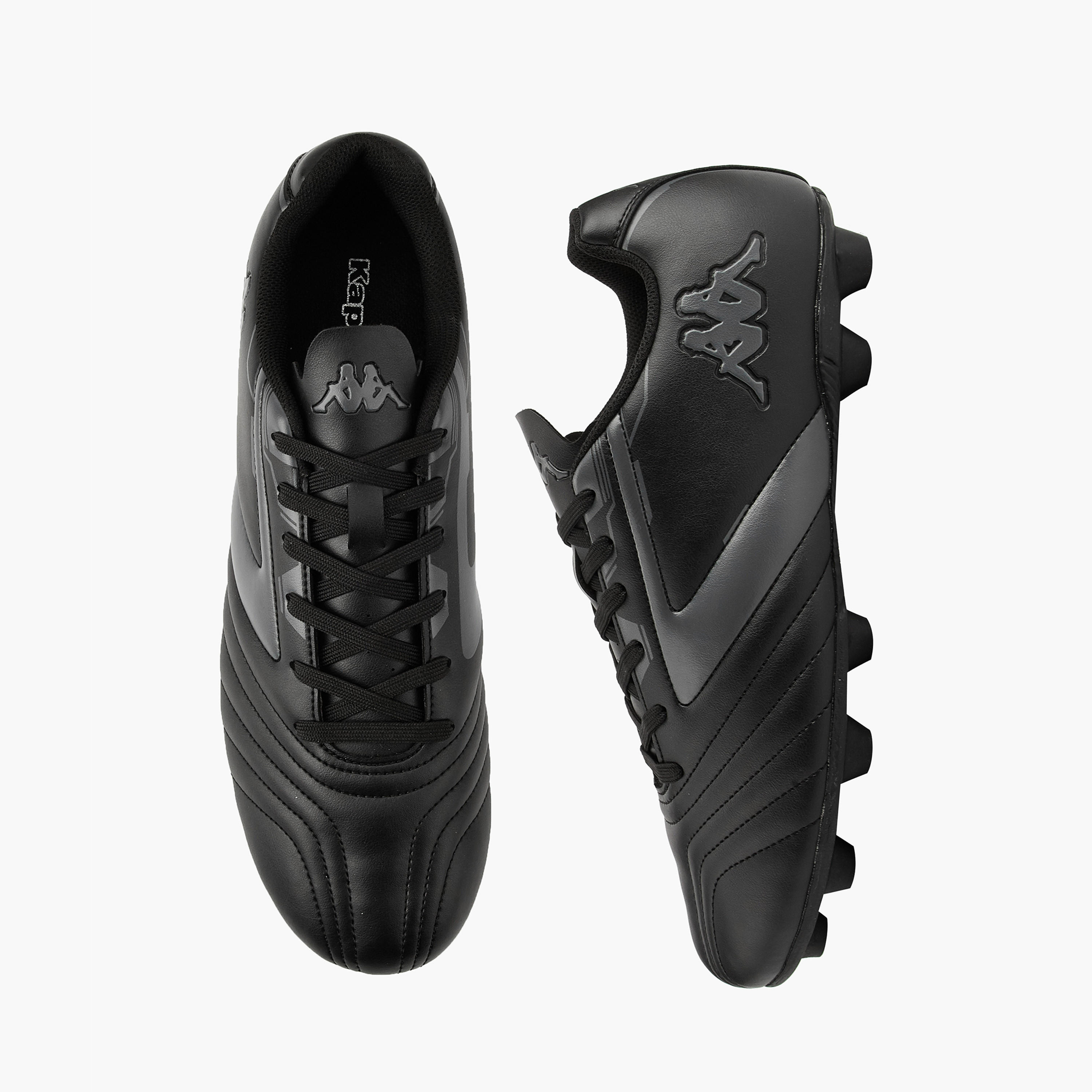 Kappa Men's Lace-Up Football Firm Ground Shoes-sports-men-shoes-image-1
