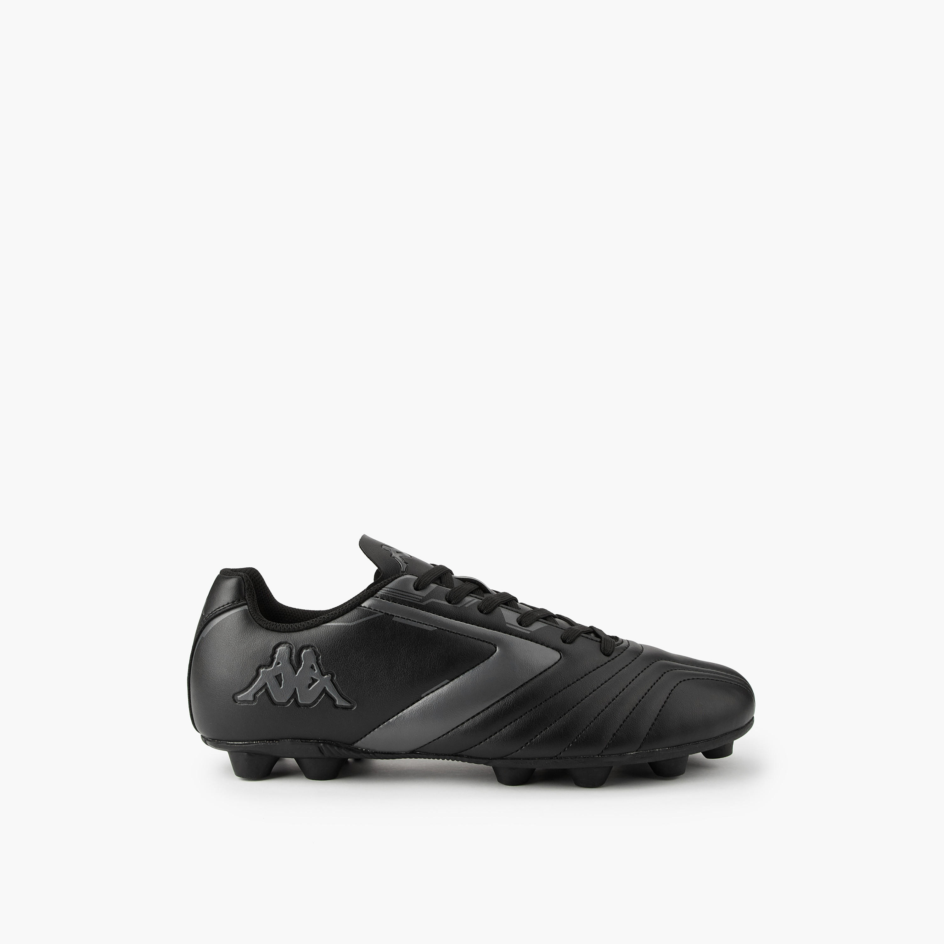 Kappa Men's Lace-Up Football Firm Ground Shoes-sports-men-shoes-image-2