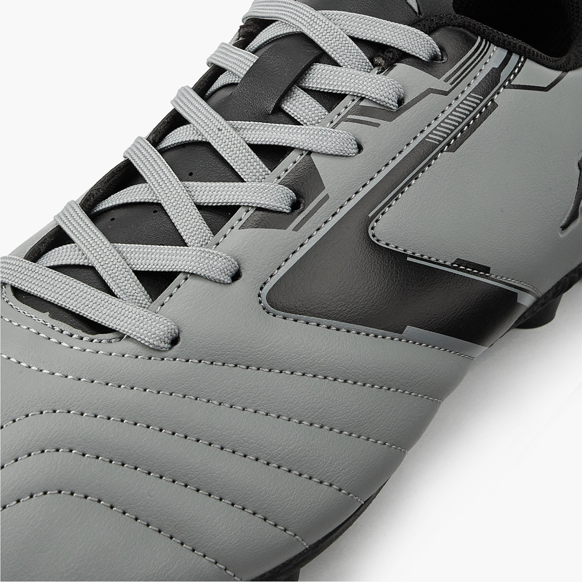 Kappa Men's Lace-Up Football Firm Ground Shoes-sports-men-shoes-image-4