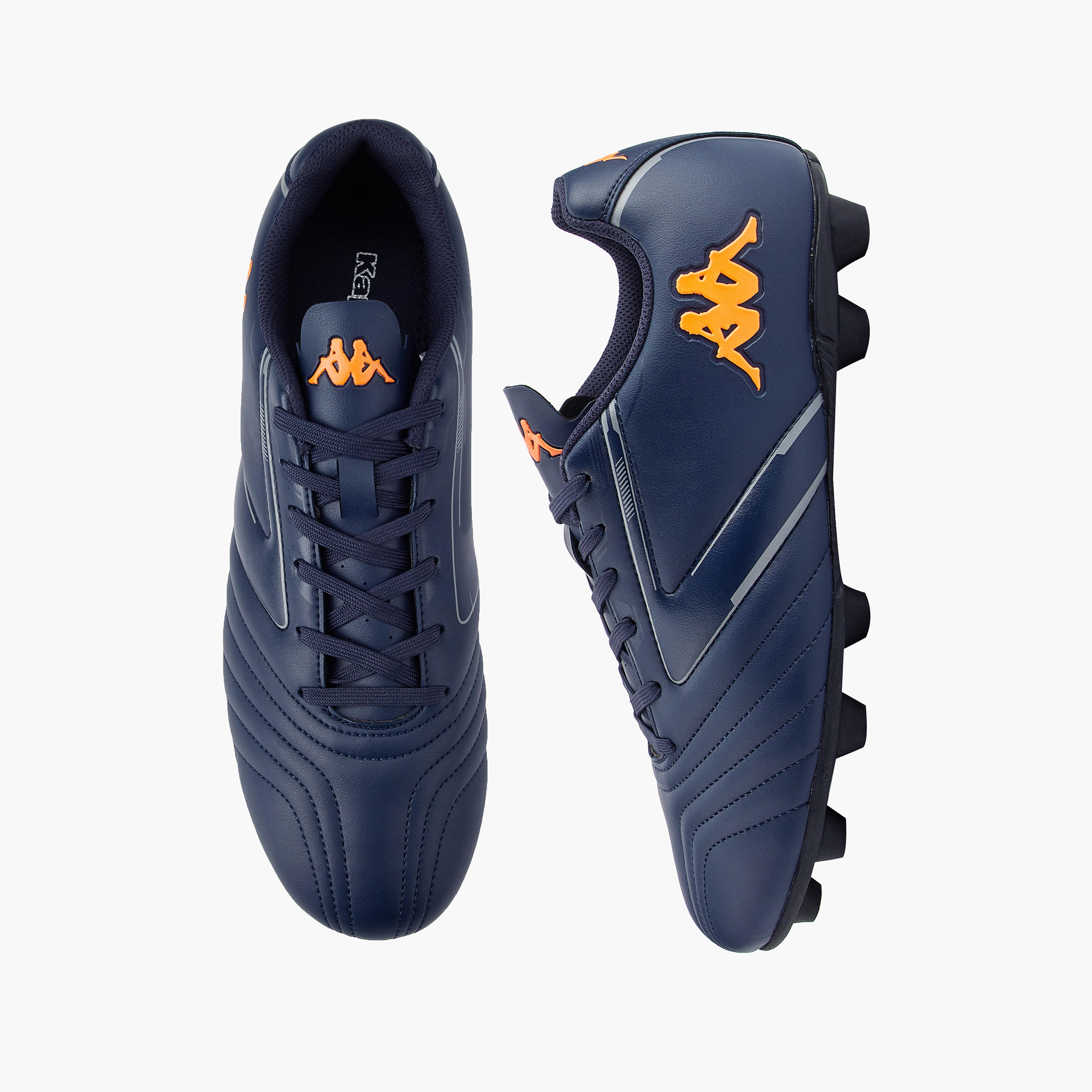 Kappa Men's Lace-Up Football Firm Ground Shoes-sports-men-shoes-image-1