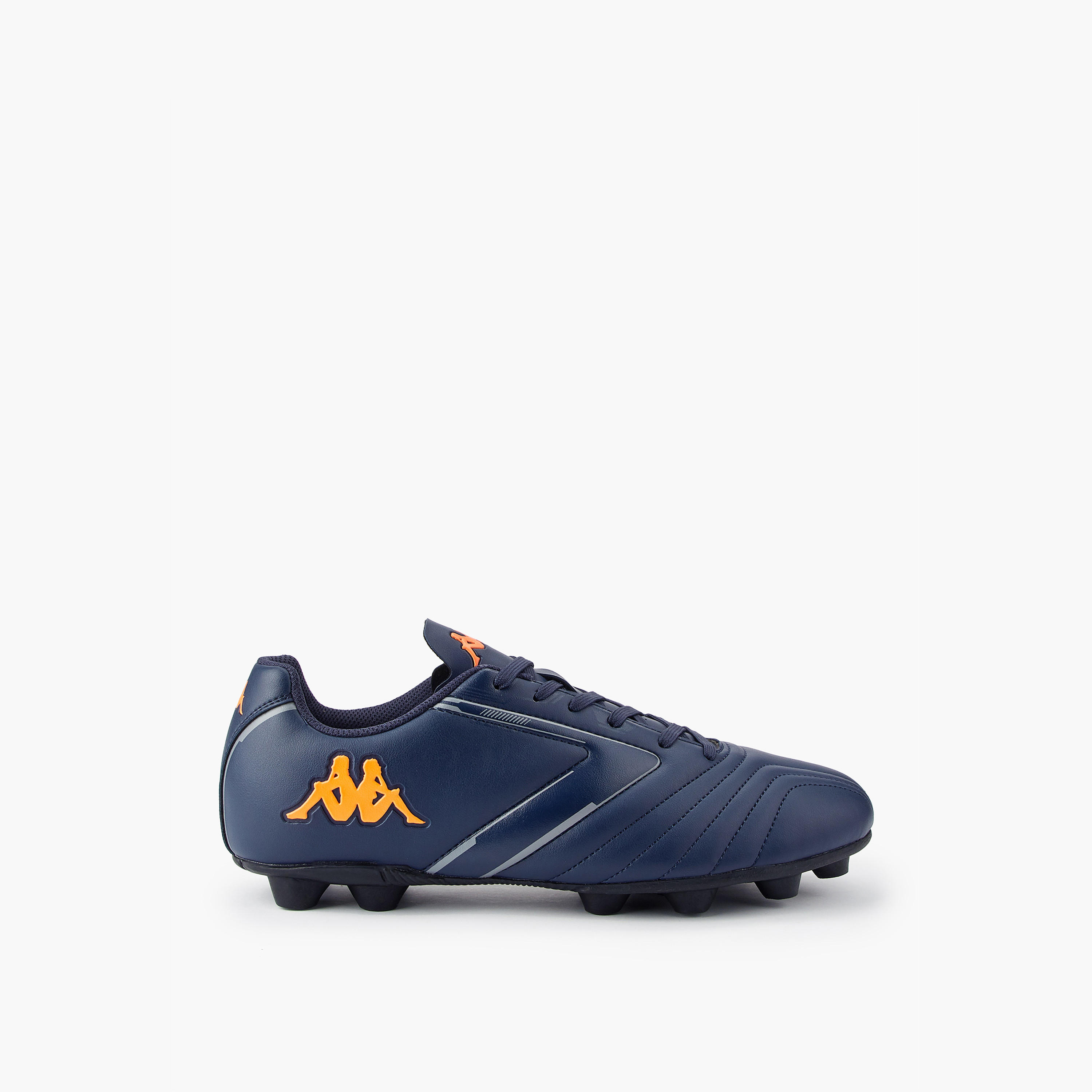 Kappa Men's Lace-Up Football Firm Ground Shoes-sports-men-shoes-image-2