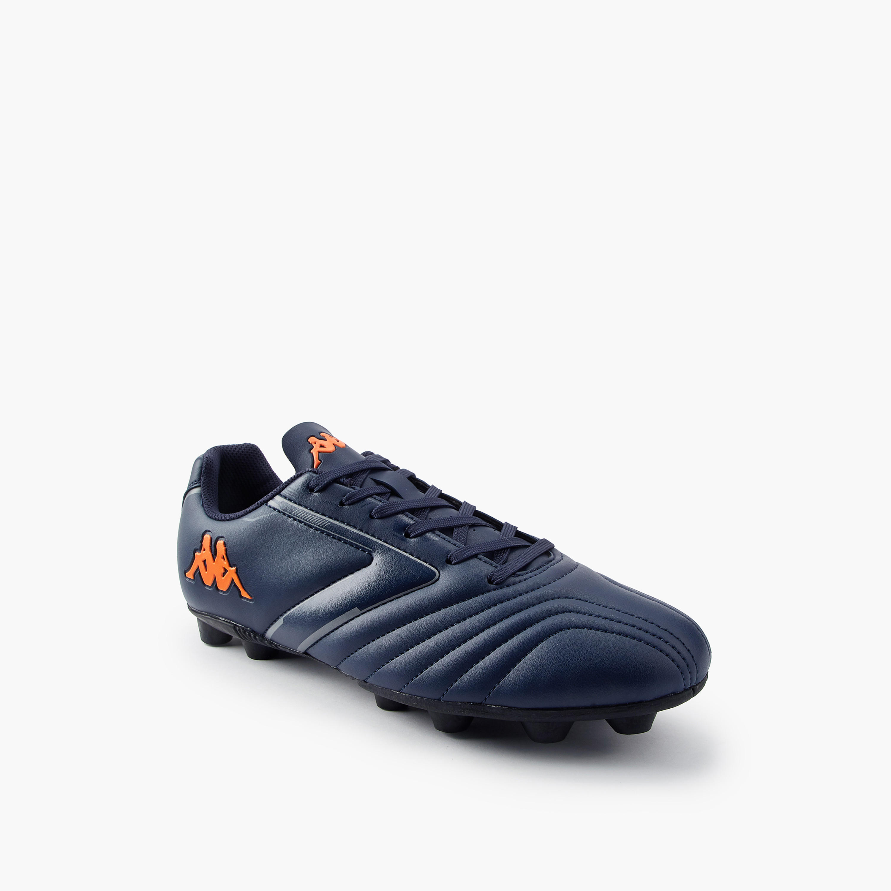 Kappa Men's Lace-Up Football Firm Ground Shoes-sports-men-shoes-image-3