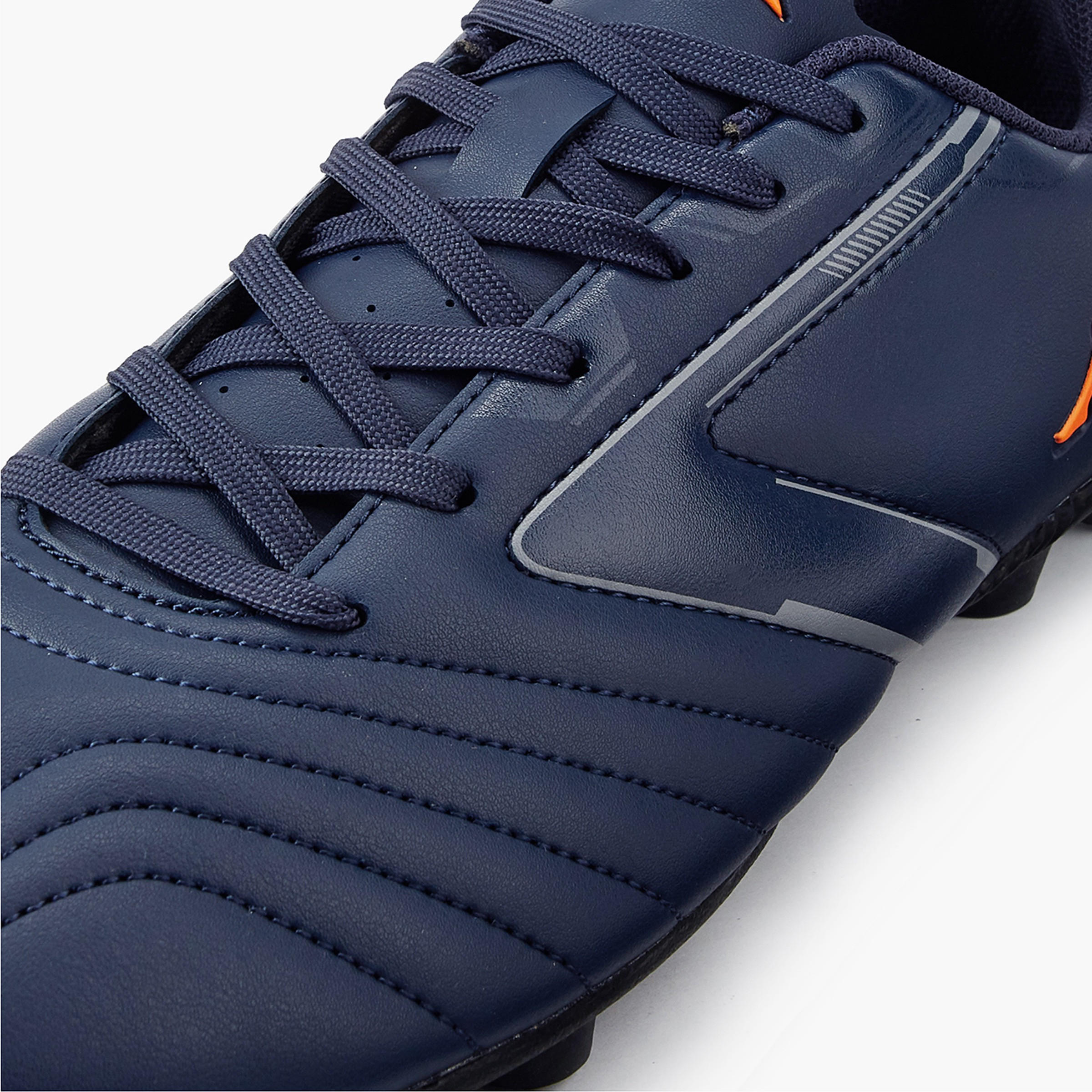 Kappa Men's Lace-Up Football Firm Ground Shoes-sports-men-shoes-image-4