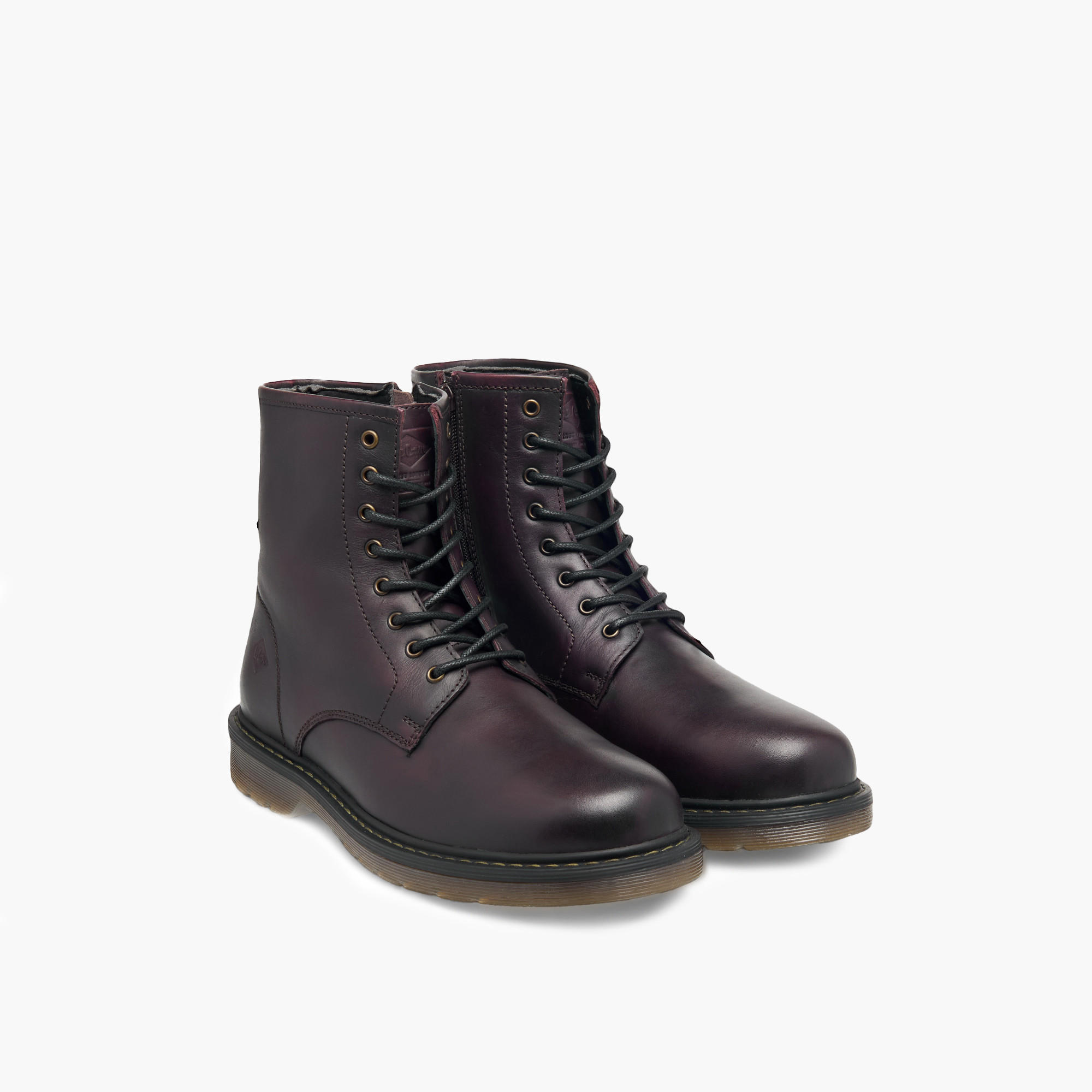 Lee Cooper Men's Solid Chukka Boots with Zip Closure-men-shoes-boots-image-6