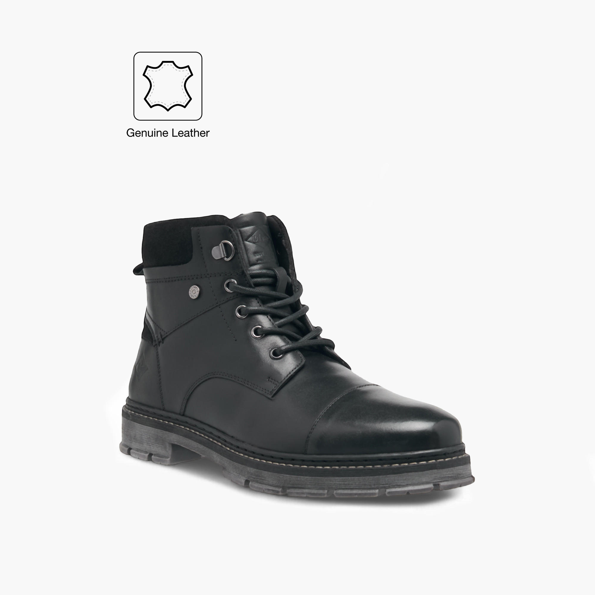 أبوات تشوكا جلد بارزة الملمس بسحّاب إغلاق للرجال من لي كوبر-men-shoes-boots-image-5