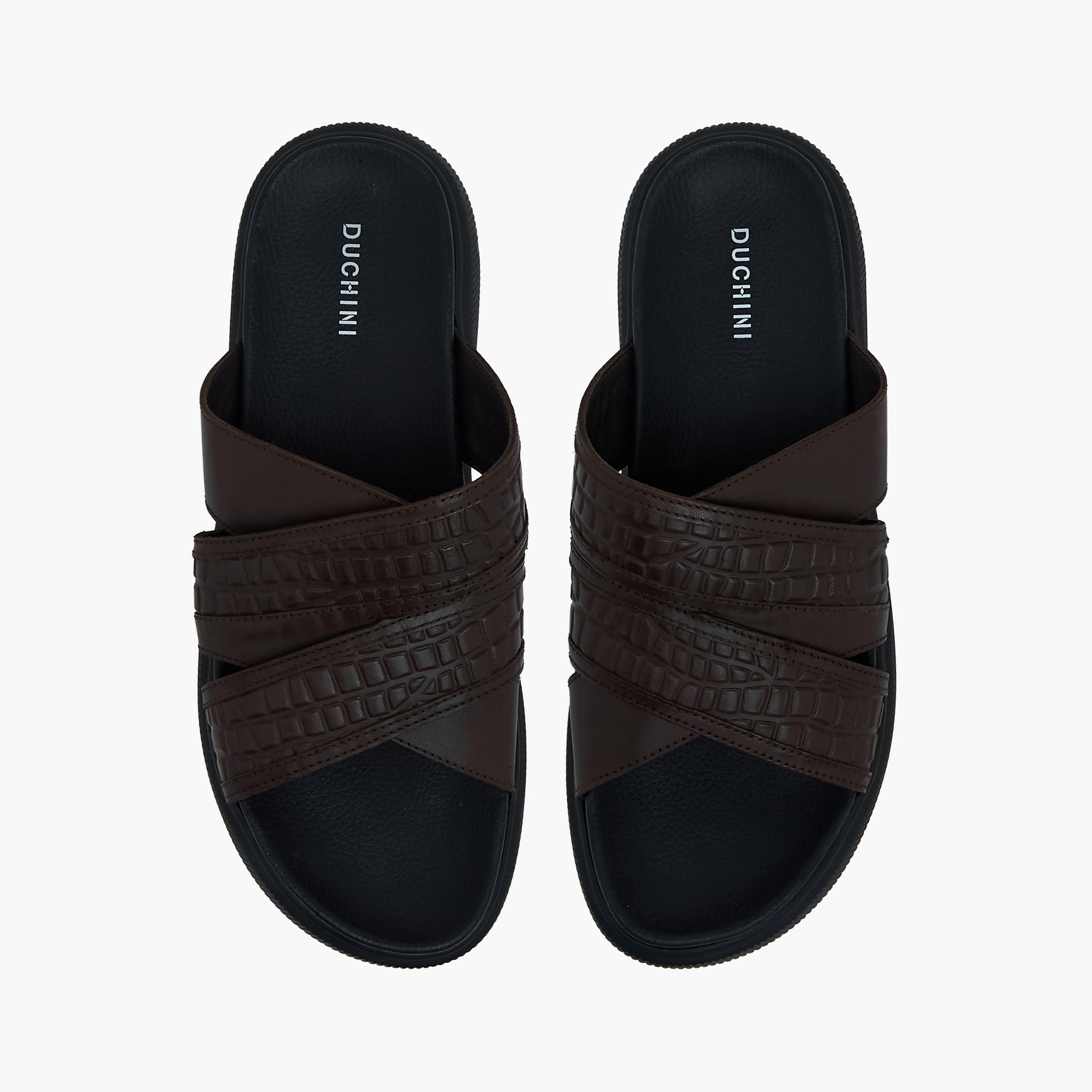 صندل جلد بحزام متقاطع للرجال من دوتشيني-men-shoes-sandals-image-6