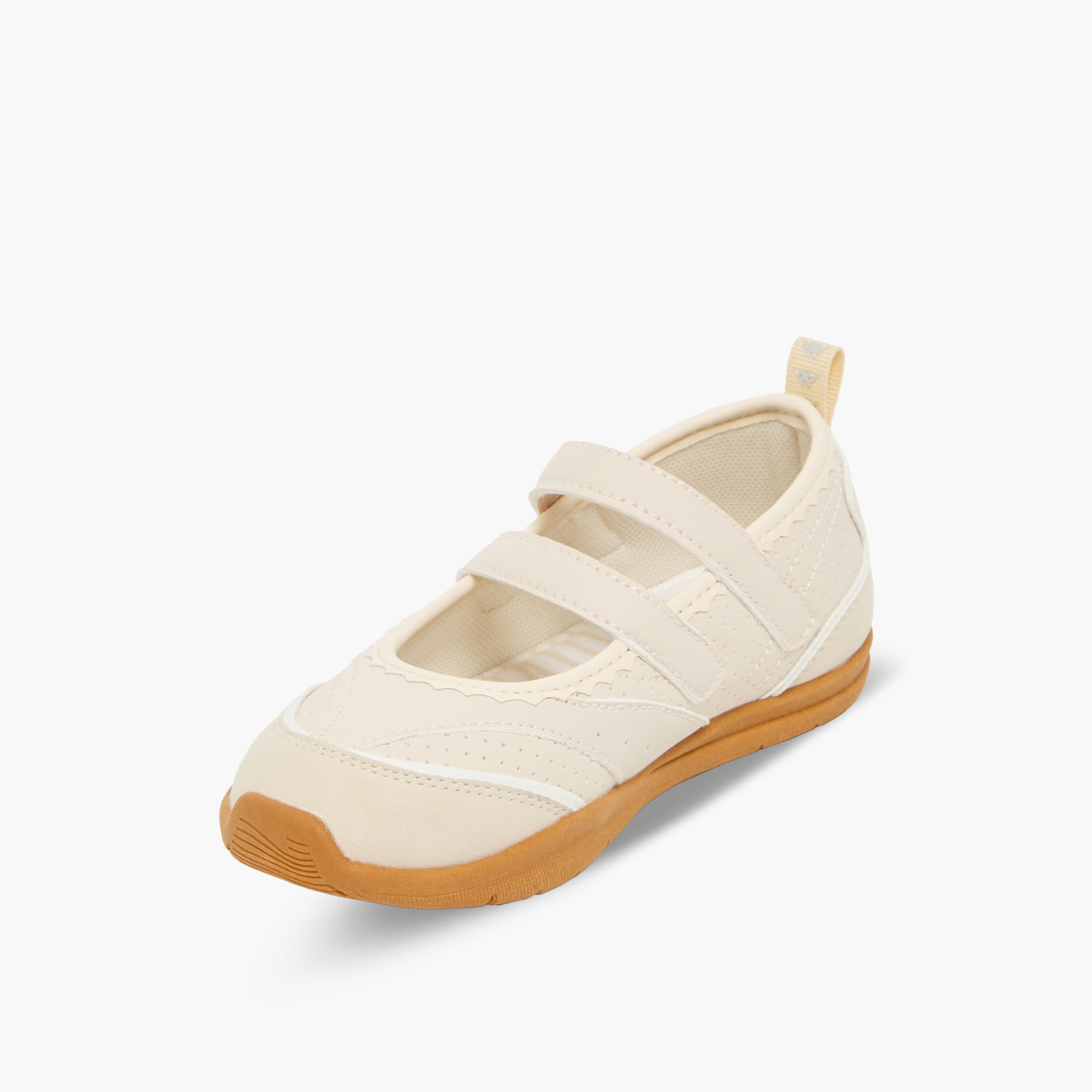 Kappa Girls Panelled Hook & Loop Sneakerina Shoes-girls-shoes-maryjanes-image-4