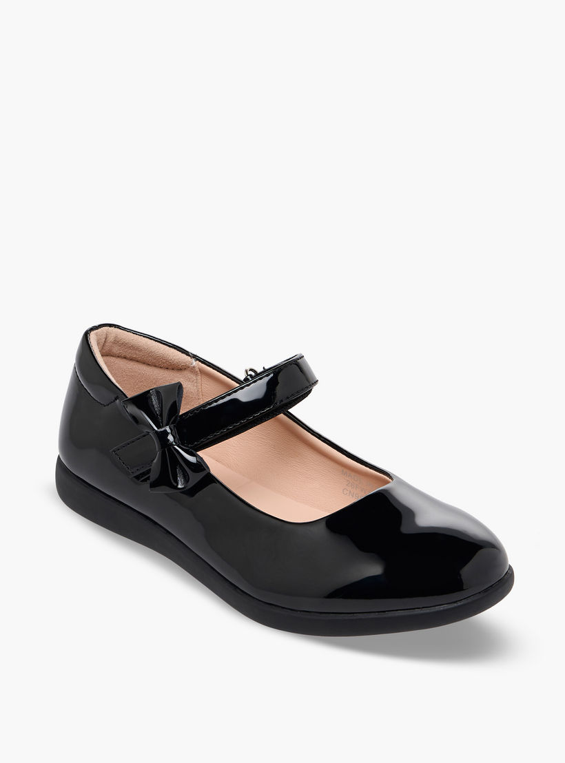 Flora Bella Girls Hook & Loop School Shoes-girls-shoes-maryjanes-image-2