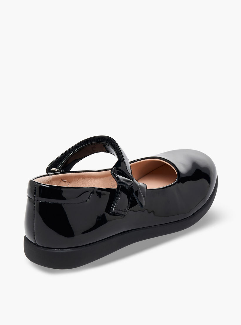 Flora Bella Girls Hook & Loop School Shoes-girls-shoes-maryjanes-image-4
