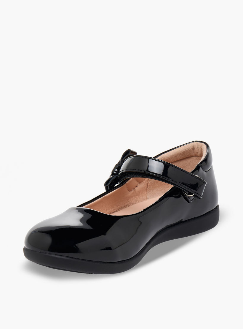 Flora Bella Girls Hook & Loop School Shoes-girls-shoes-maryjanes-image-5