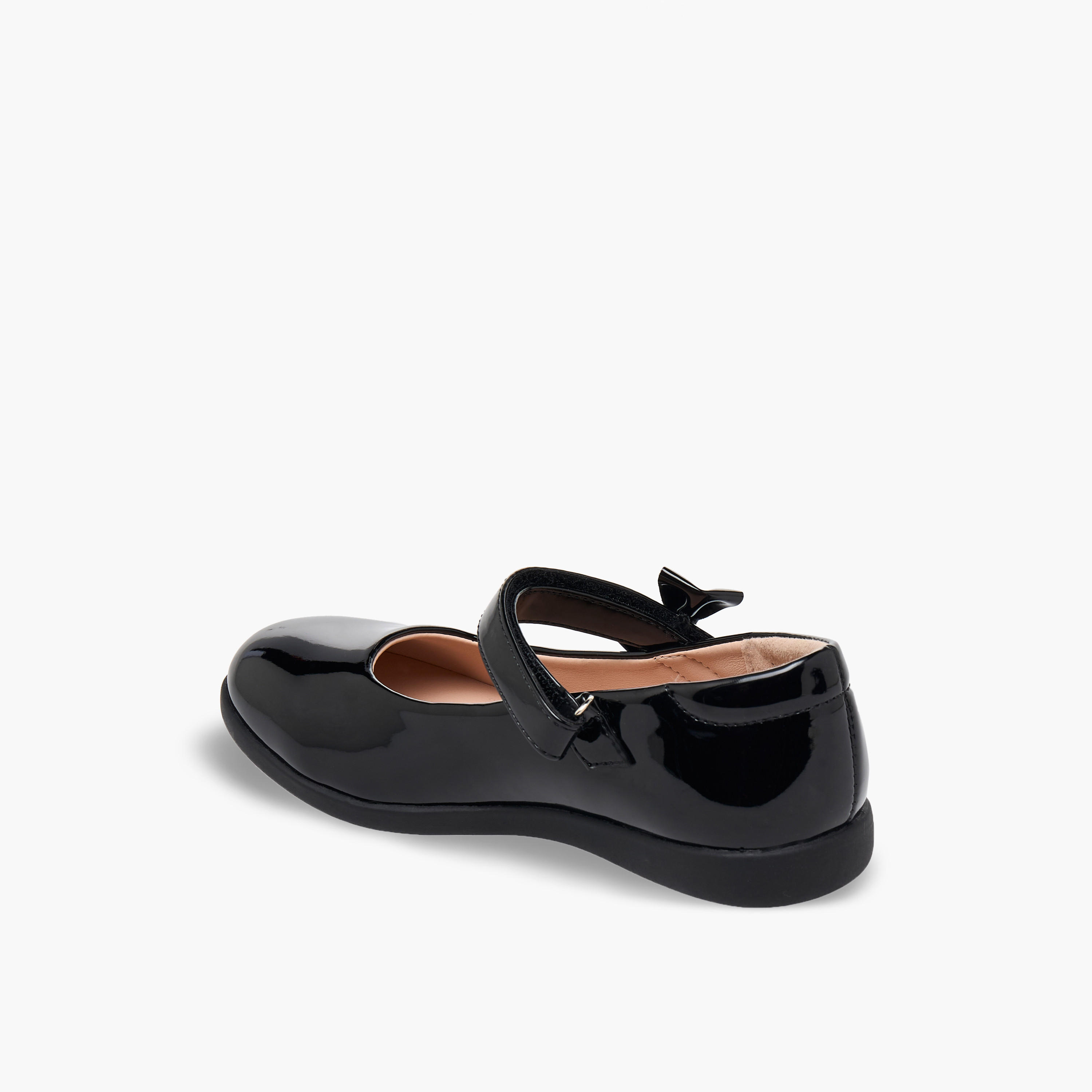 Flora Bella Girls Hook & Loop School Shoes-girls-shoes-maryjanes-image-6