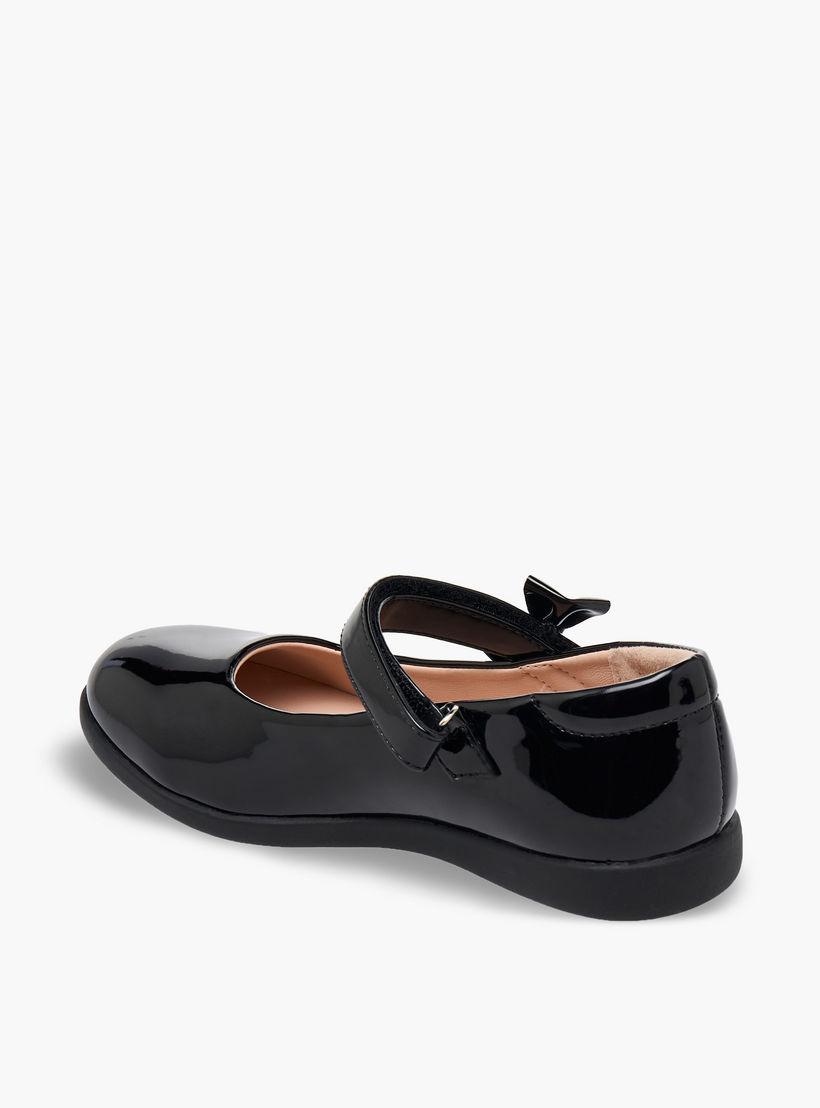 Flora Bella Girls Hook & Loop School Shoes-girls-shoes-maryjanes-image-6