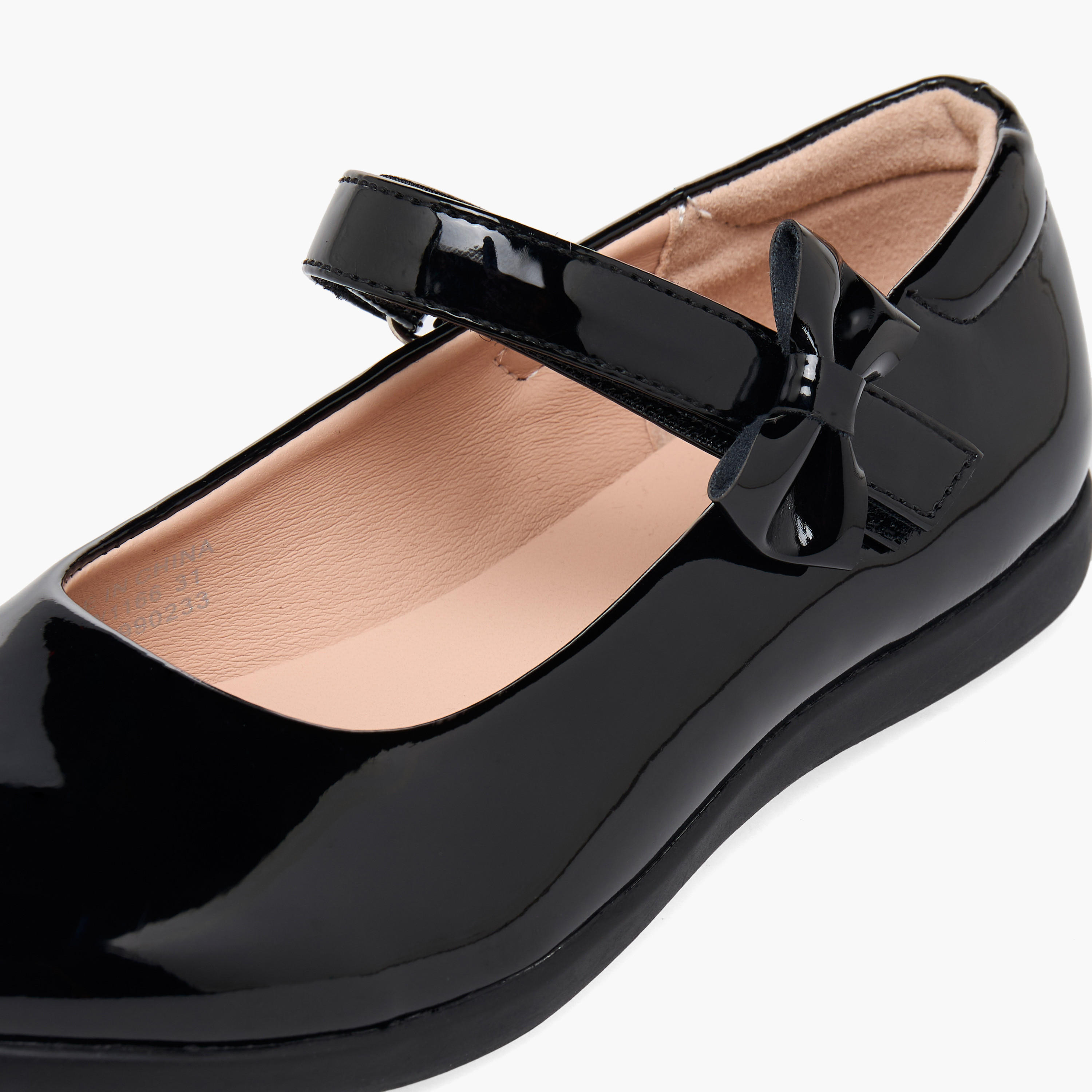 حذاء مدرسية للبنات بشريط إغلاق لاصق من فلورا بيلا-girls-shoes-maryjanes-image-8
