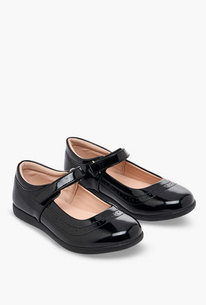 حذاء مدرسي بشريط لاصق للبنات من فلورا بيلا-girls-shoes-maryjanes-image-1