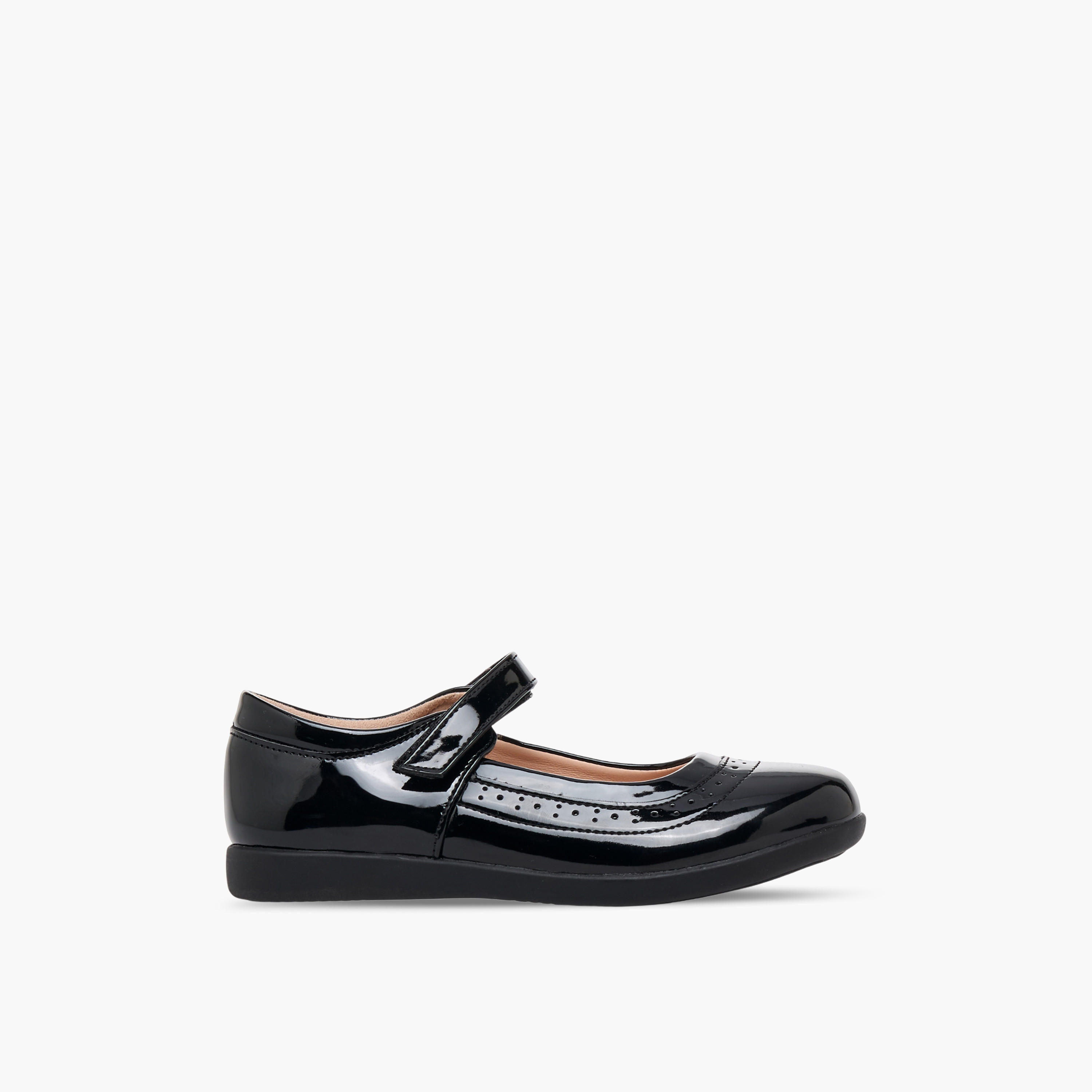 Flora Bella Girls Hook & Loop School Shoes-girls-shoes-maryjanes-image-3