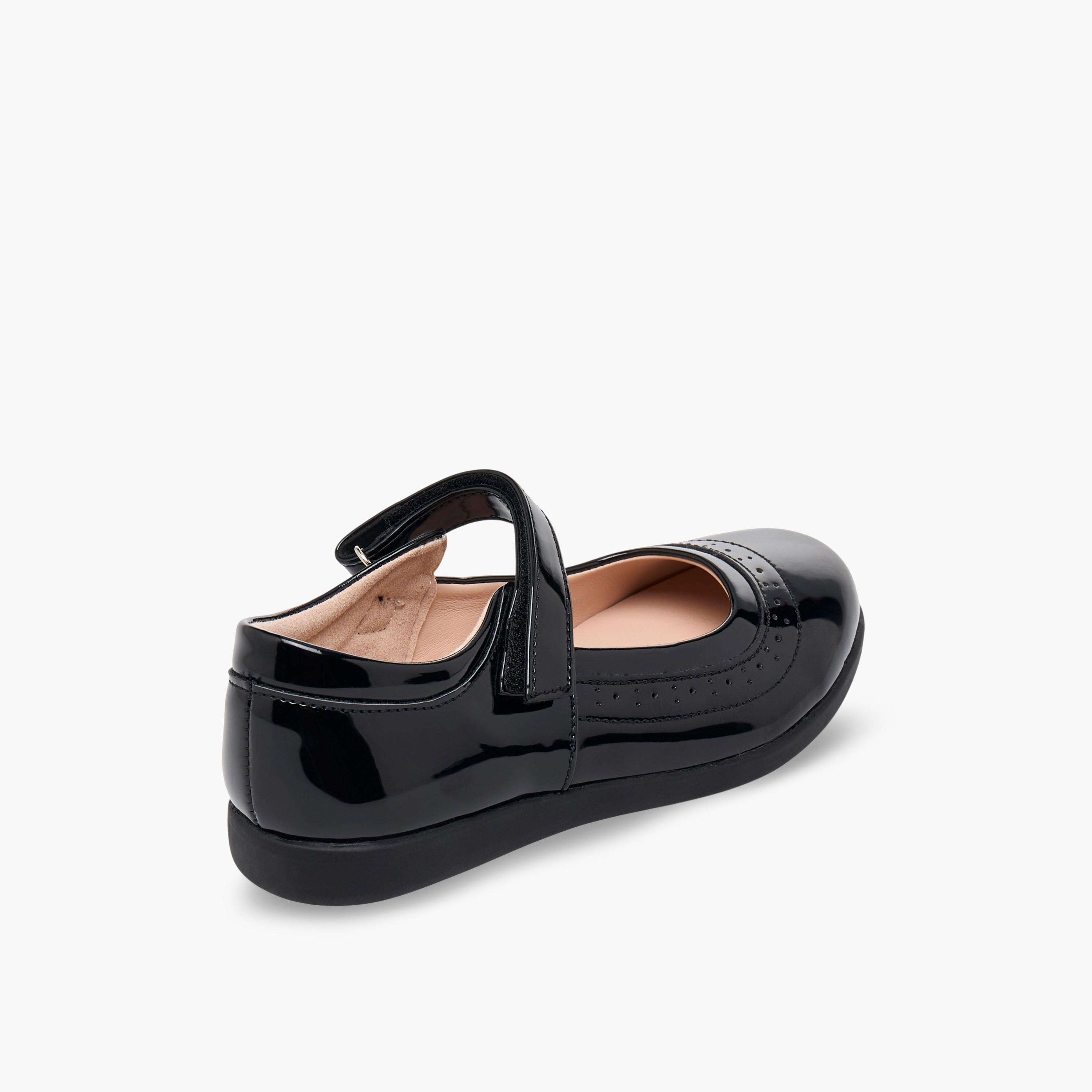 Flora Bella Girls Hook & Loop School Shoes-girls-shoes-maryjanes-image-6