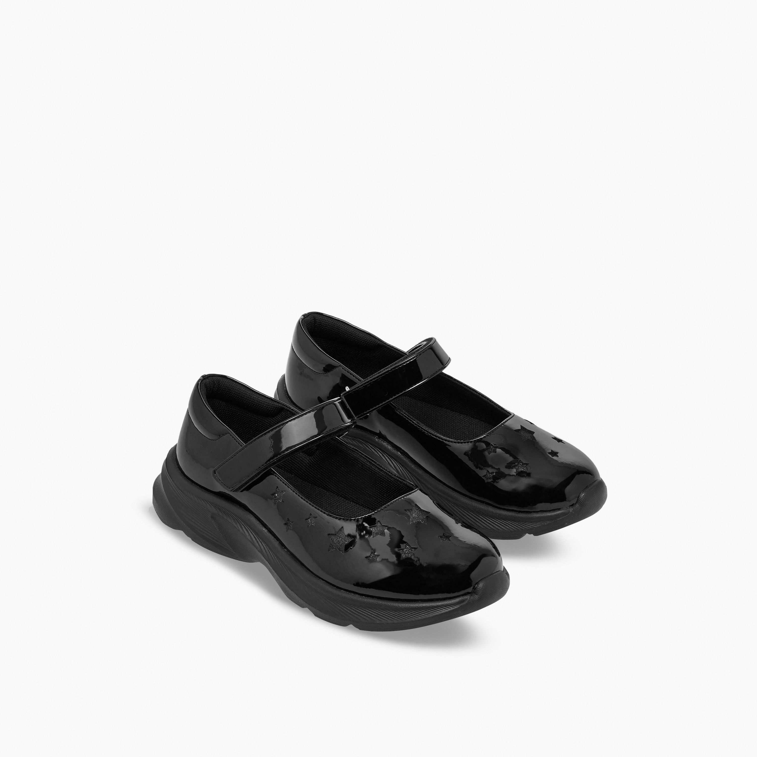 حذاء مدرسي بشريط لاصق للبنات من فلورا بيلا-girls-shoes-maryjanes-image-1