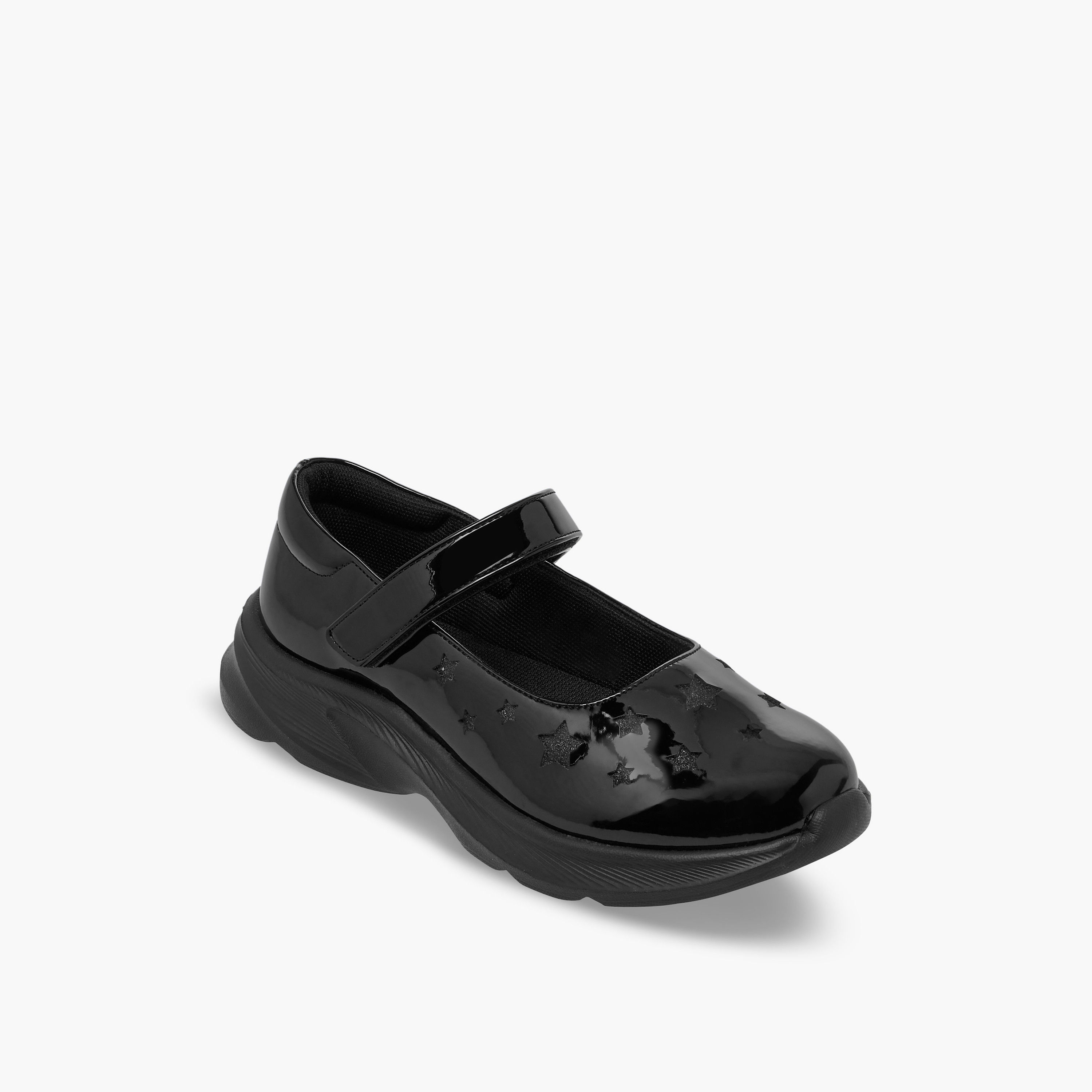 حذاء مدرسي بشريط لاصق للبنات من فلورا بيلا-girls-shoes-maryjanes-image-2