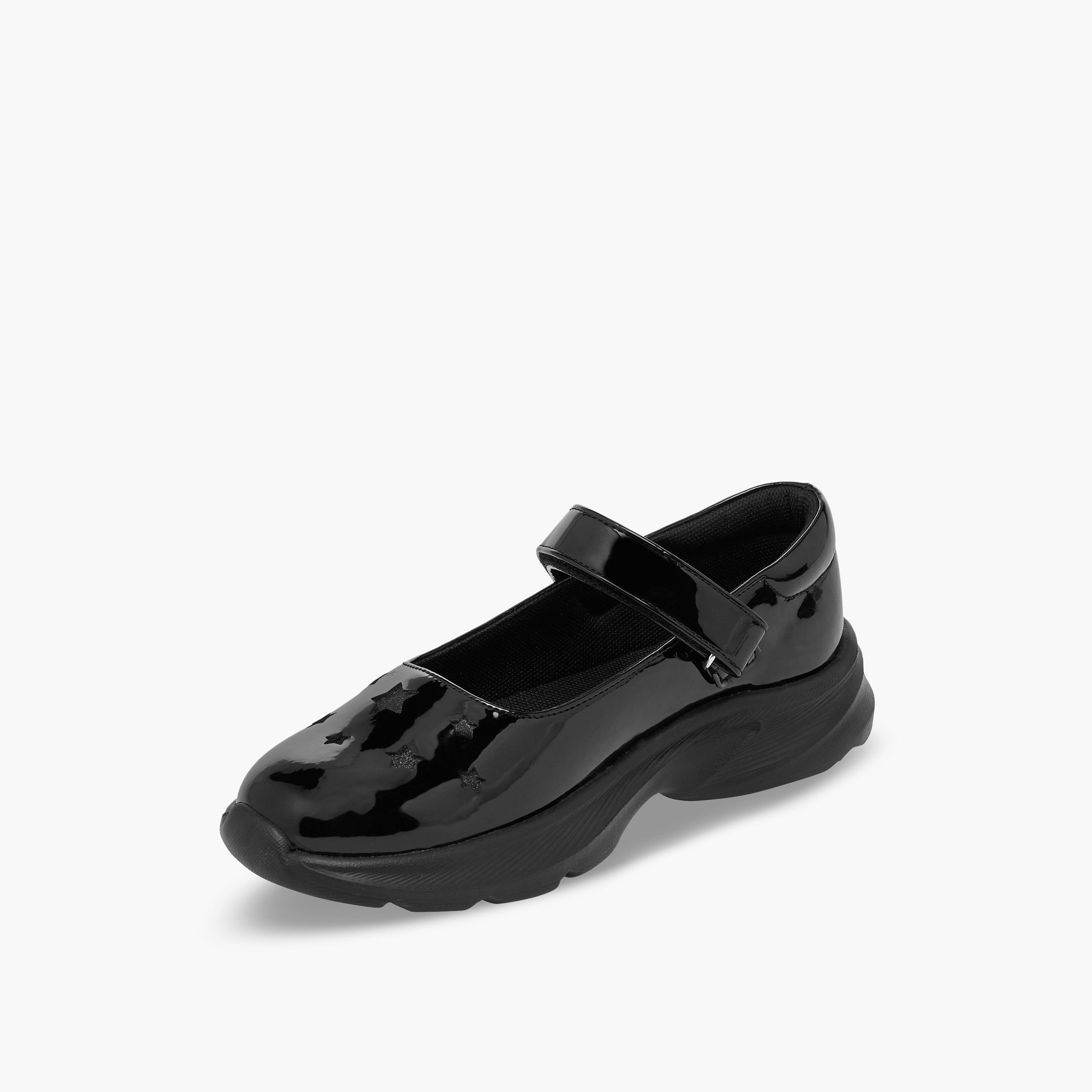 حذاء مدرسي بشريط لاصق للبنات من فلورا بيلا-girls-shoes-maryjanes-image-4