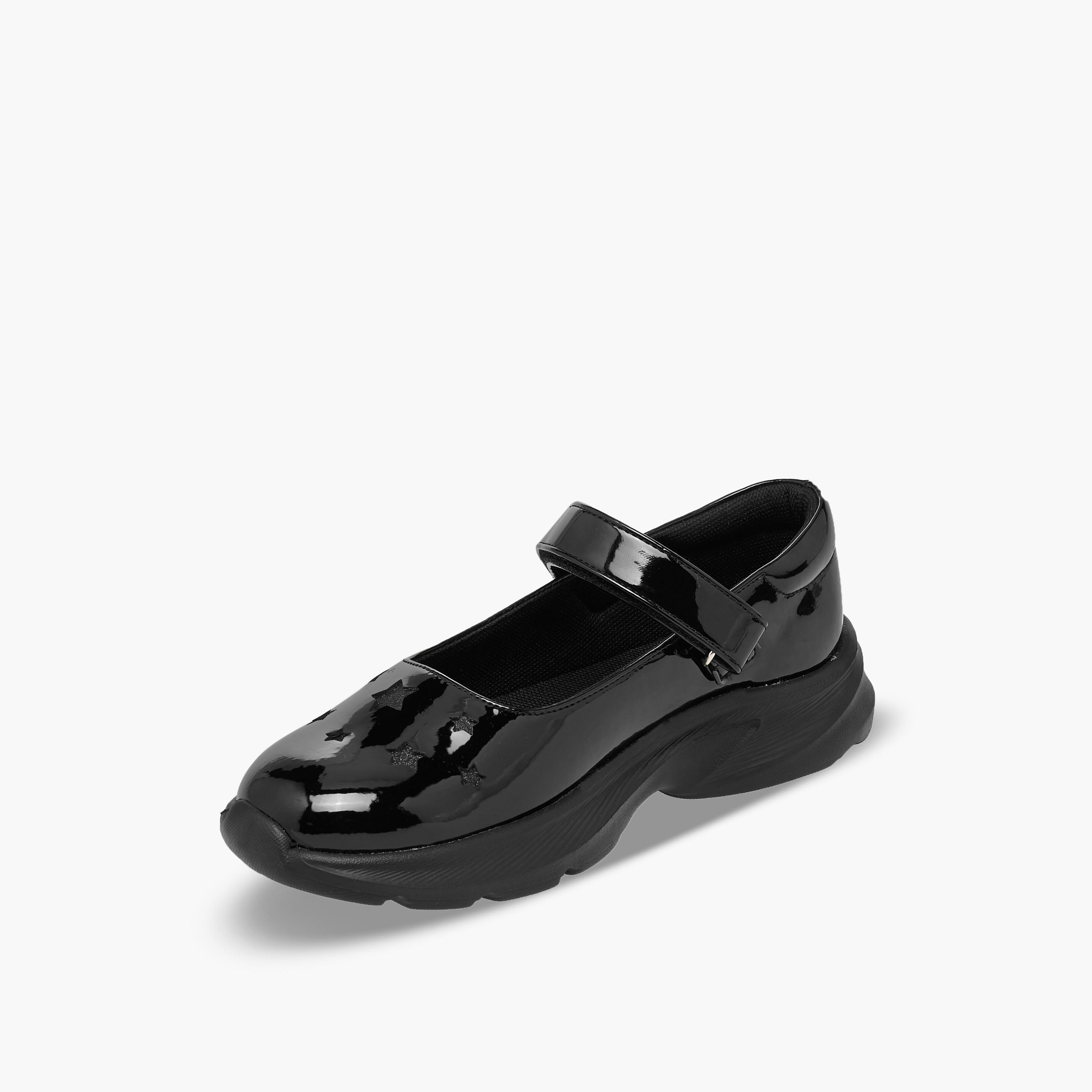 حذاء مدرسي بشريط إغلاق للبنات من فلورا بيلا-girls-shoes-maryjanes-image-4