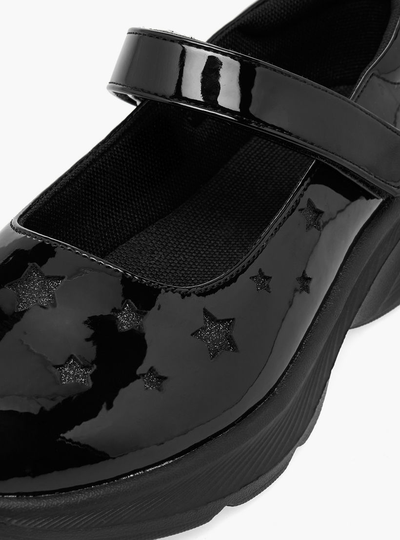 حذاء مدرسي بشريط إغلاق للبنات من فلورا بيلا-girls-shoes-maryjanes-image-8