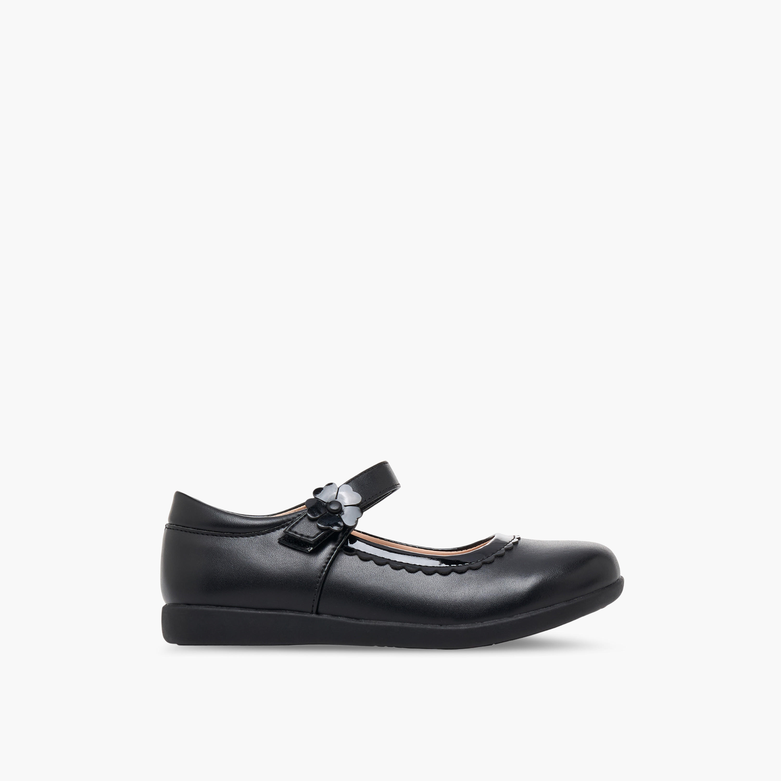 Flora Bella Girls Hook & Loop School Shoes-girls-shoes-maryjanes-image-3